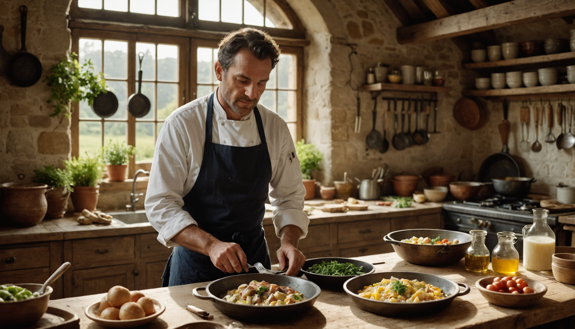 Illustration : « la cuisine française n'existe pas en tant — découvrir la france : un voyage au cœur de l'authenticité