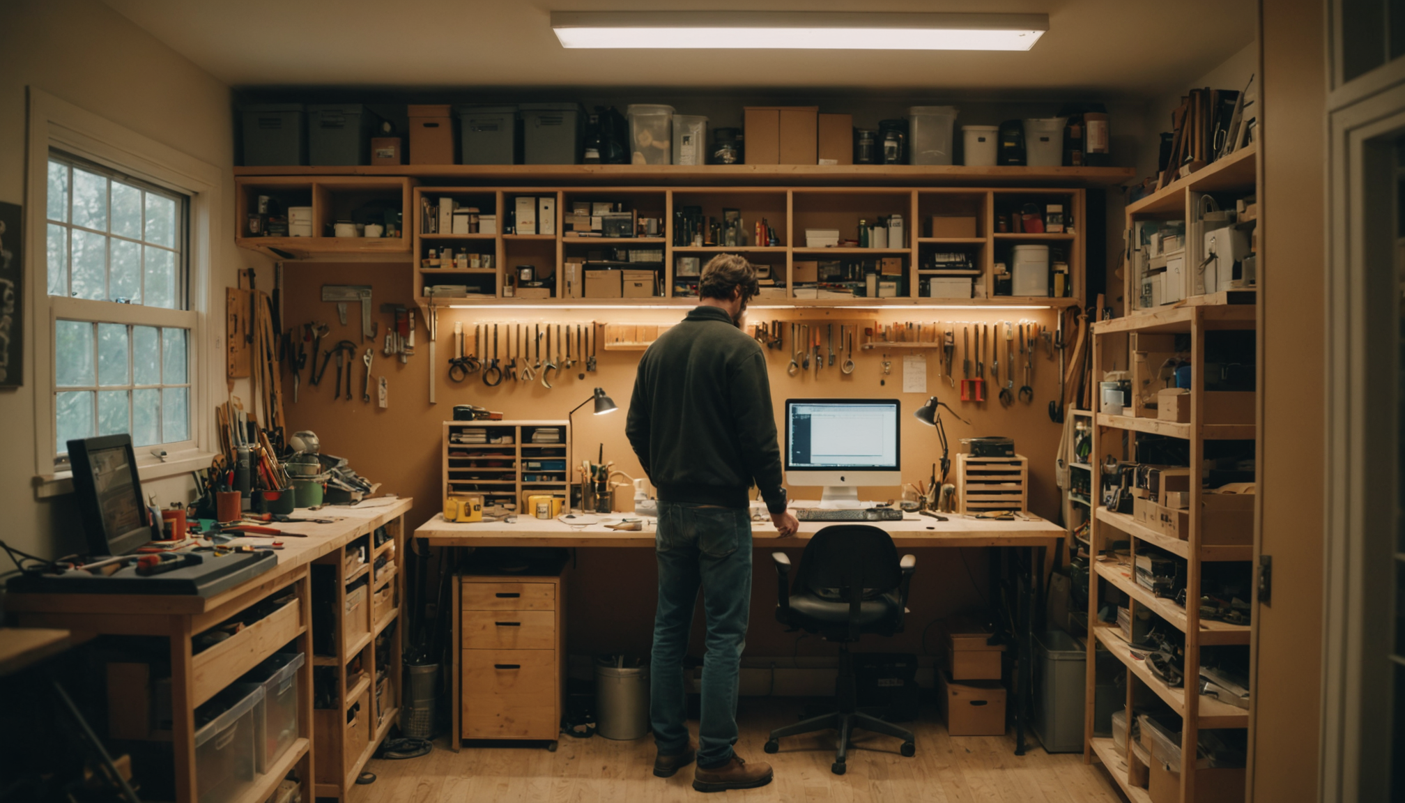 Illustration : délimitez clairement les zones de stockage, de coupe — 10 astuces pour réussir vos projets de bricolage