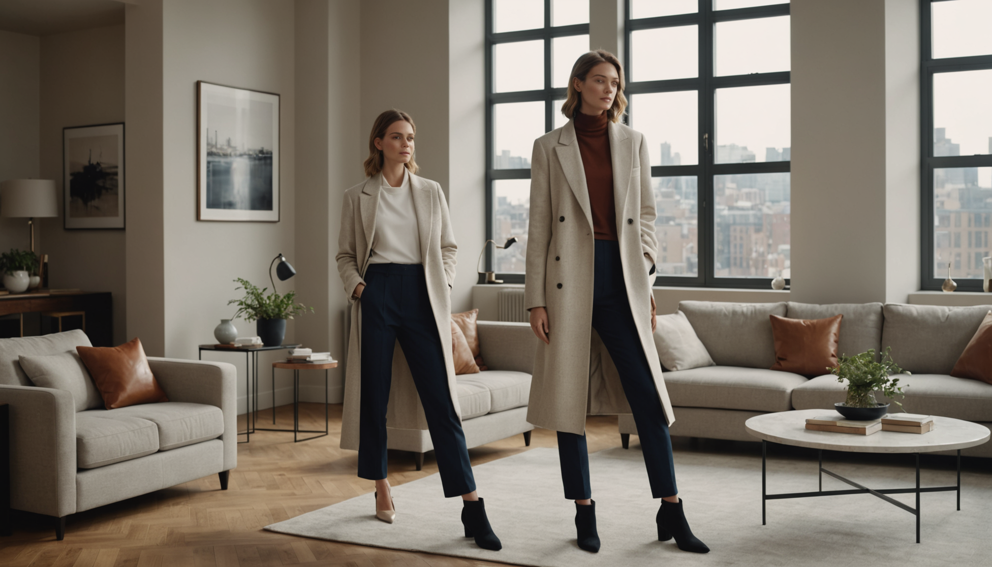 Illustration : visitent ces codes avec des matières plus souples — mode et confort : l'équilibre parfait pour chaque saison