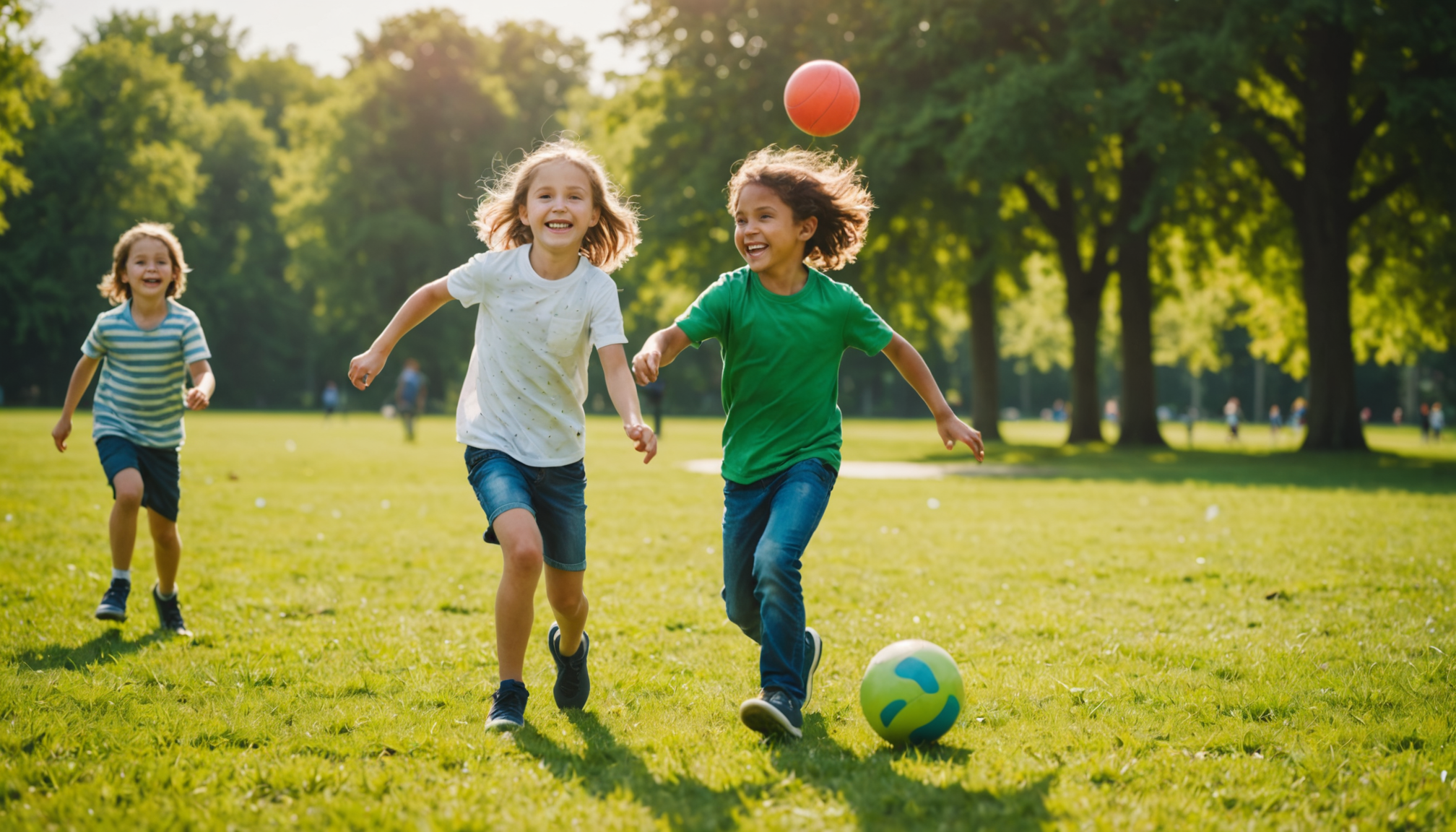 jeux et apprentissage : l'équilibre idéal pour les enfants — les jeux de ballon constituent d'excellents exercices de