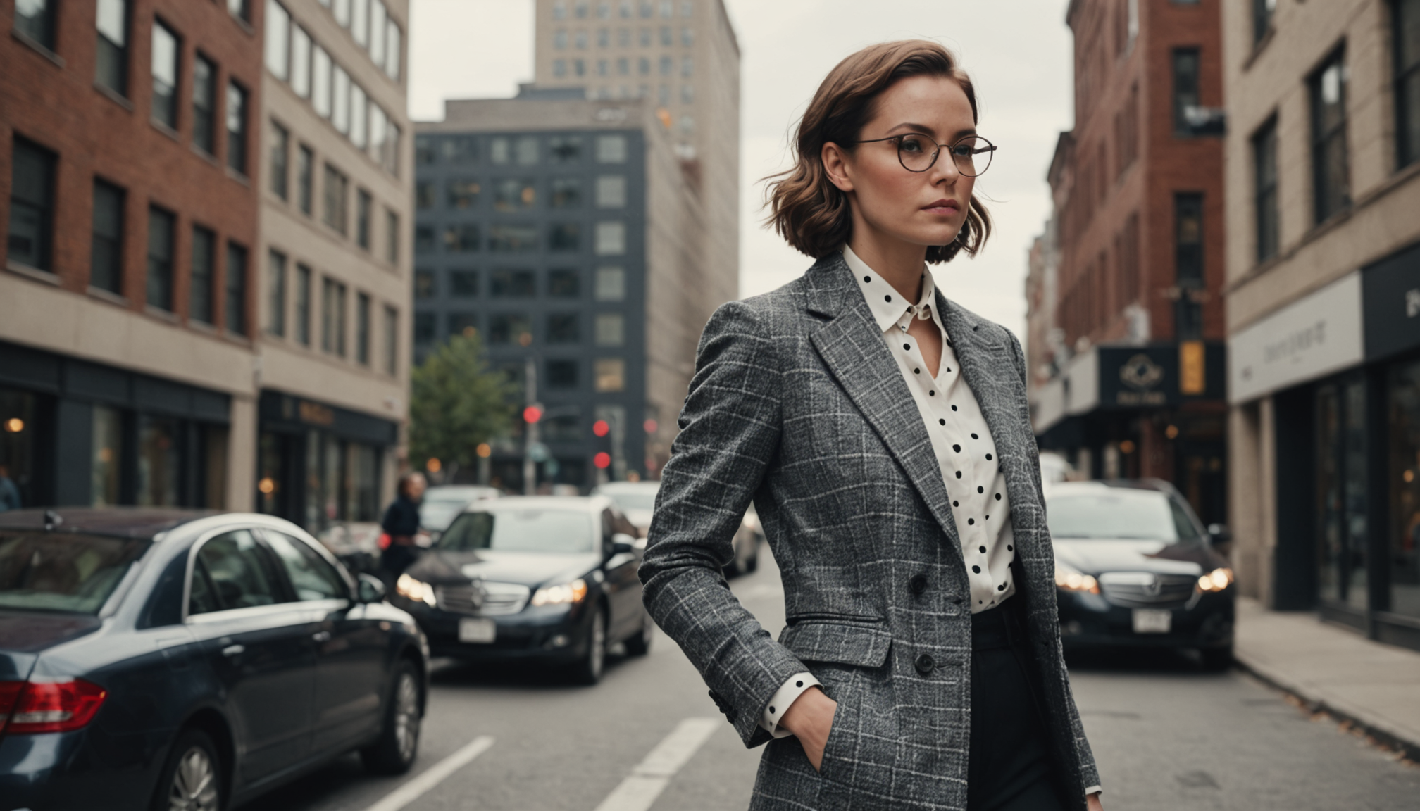 élégance réinventée : l'essence du chic moderne — les rayures, les pois et les carreaux connaissent