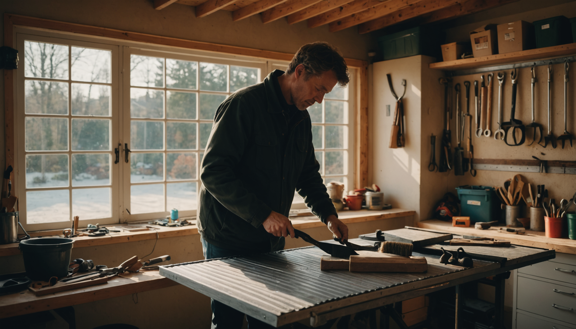 Illustration : avoir nettoyés et légèrement huilés pour prévenir la — l'importance d'hiverner sa toile d'oébrage