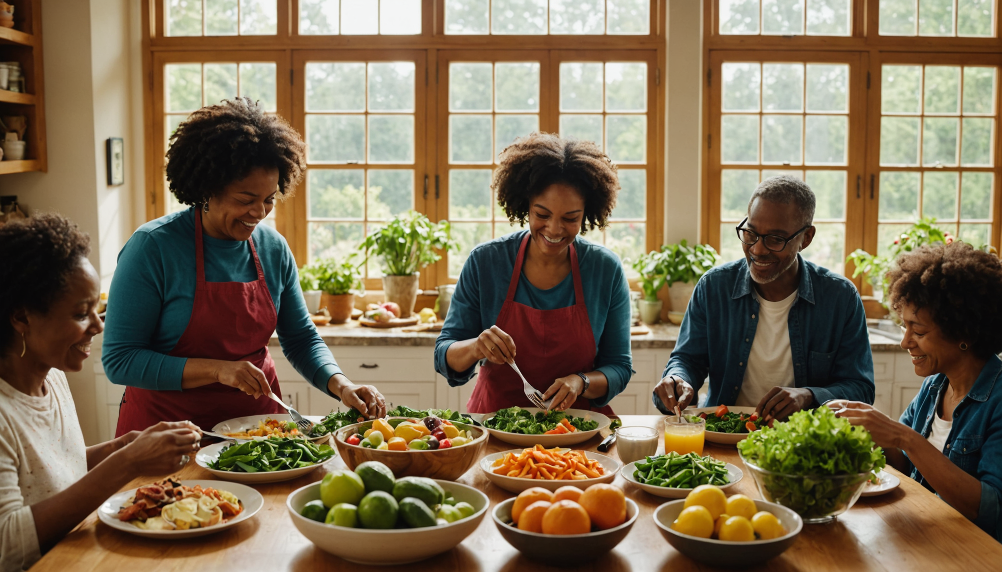Illustration : rage durable de nouvelles habitudes alimentaires bénéfiques pour — vers une alimentation équilibrée et durable pour tous