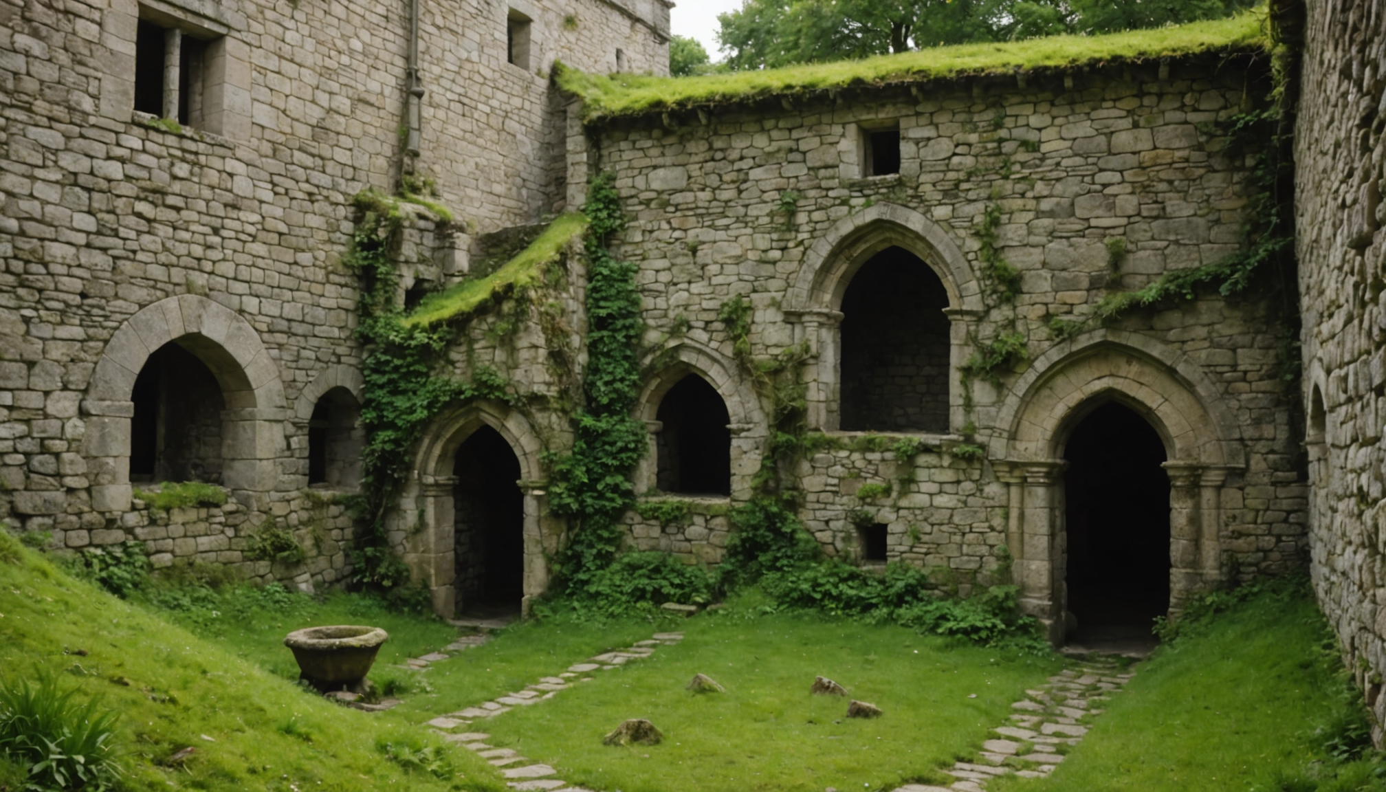 ruines de montrond : escapade historique idéale — latrines médiévales en encorbellement, témoignage rare des aspects