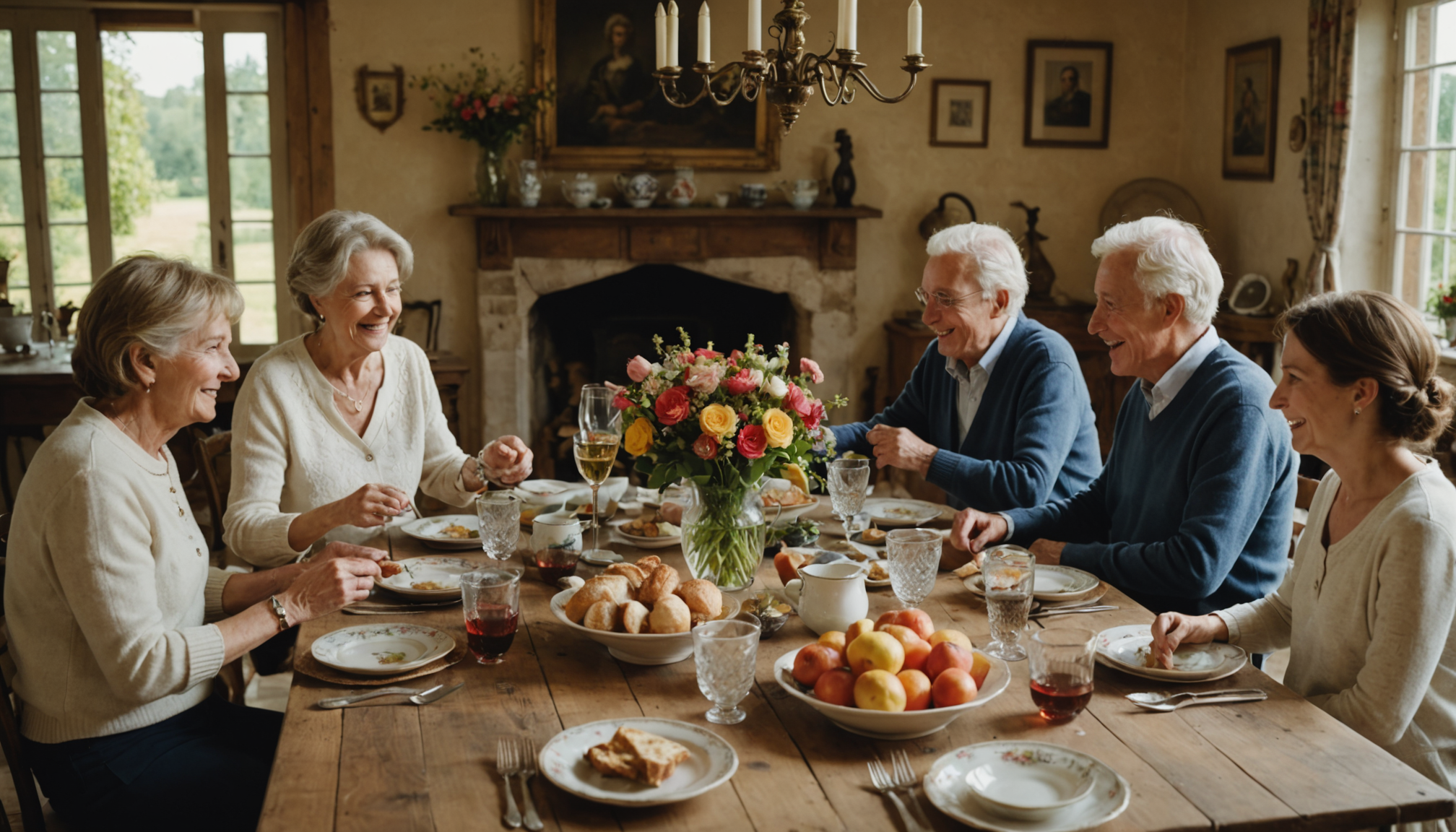 art de vivre : tradition française et modernité en équilibre — les week-ends voient souvent se réunir plusieurs générations