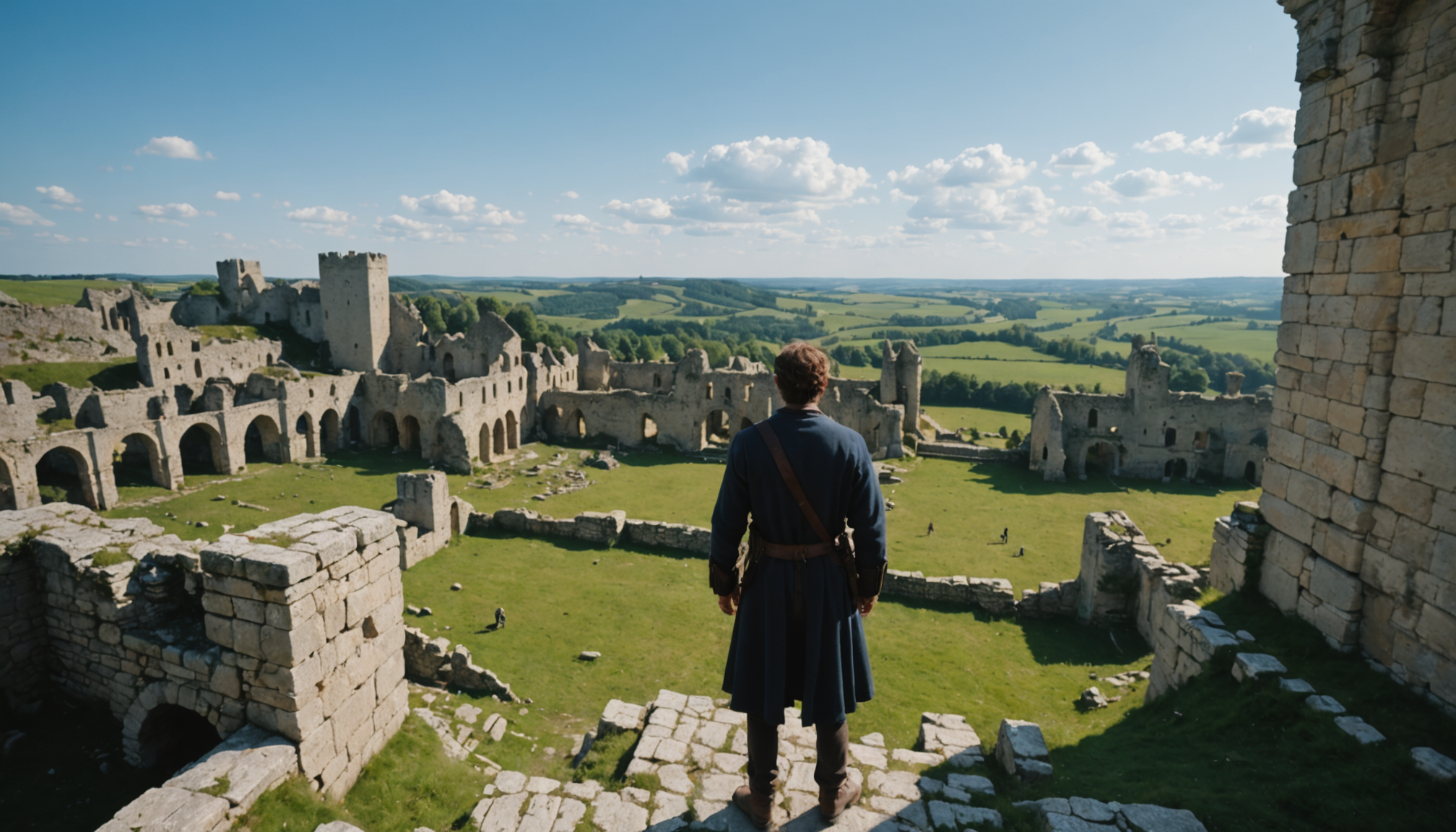 Illustration : l'accès au site offre une expérience immersive dans — vous ne verrez plus les ruines de montrond de la même façon