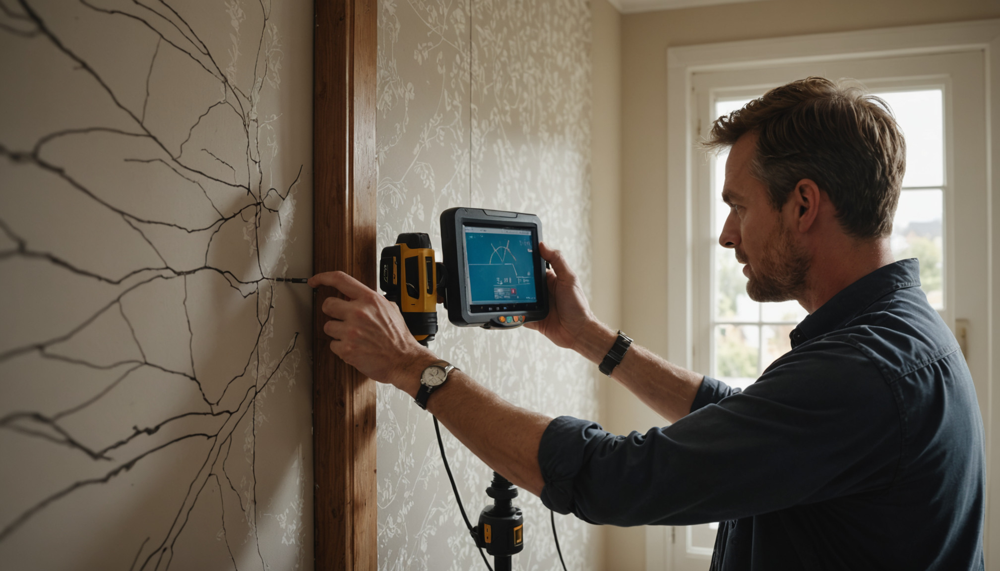 salpêtre et humidité : stopper le problème à la source — un professionnel utilisera plusieurs de ces outils pour