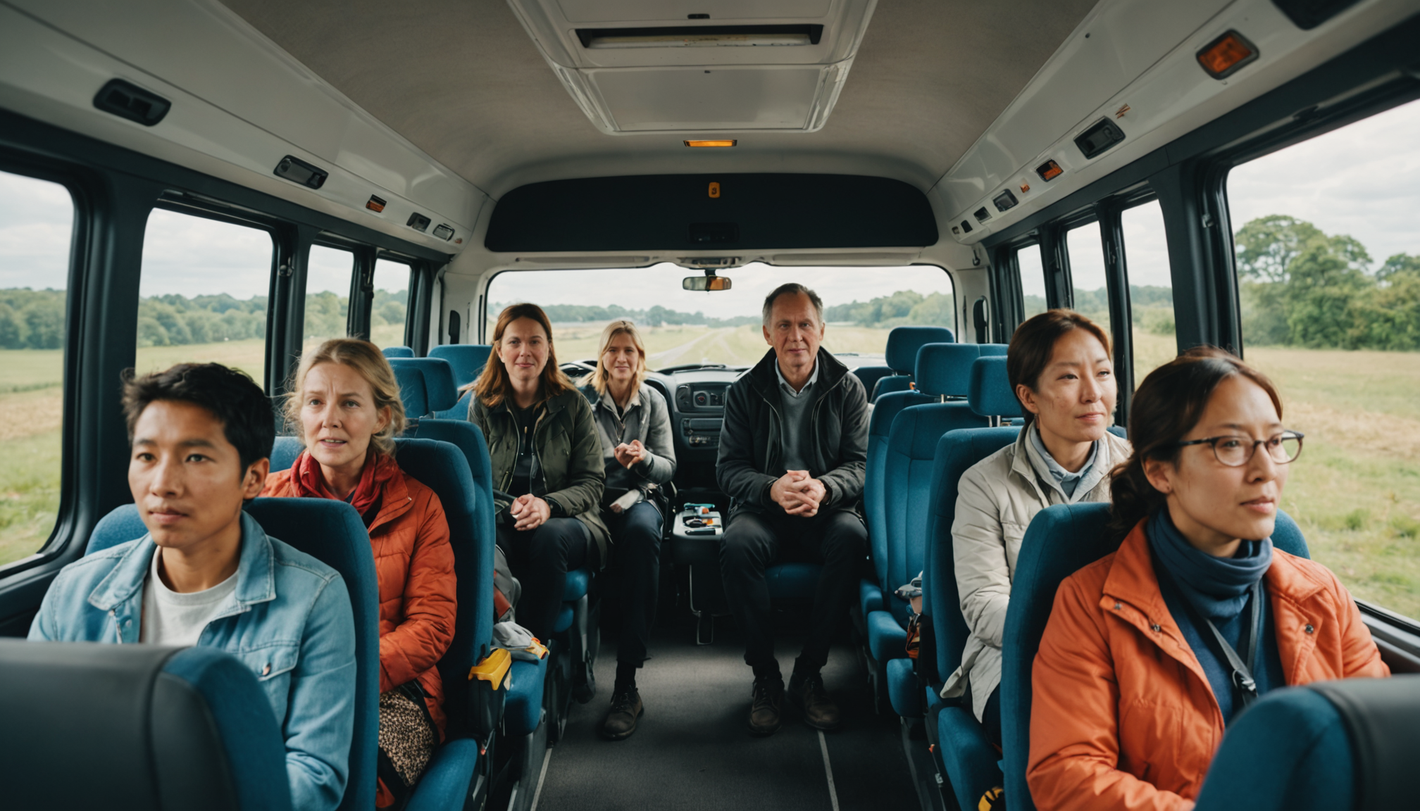 Illustration : les options supplémentaires se paient à part : — transport de groupe : comment fonctionne la location de minibus avec chauffeur ?