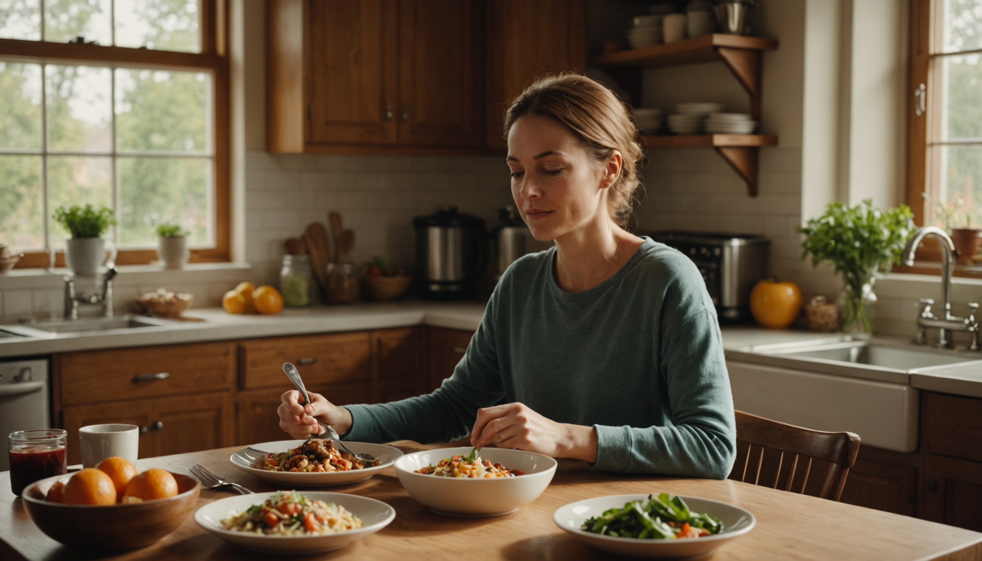 transformez votre bien-être avec des pratiques simples au quotidien — mangez lentement, en savourant chaque bouchée. cette attention