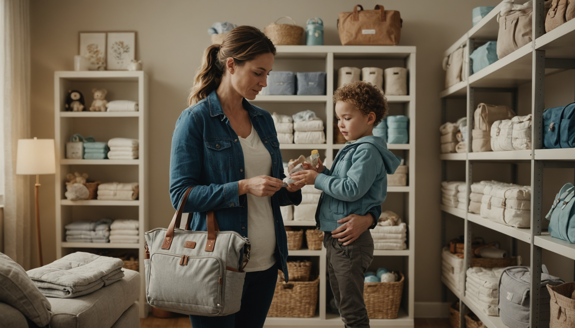 Illustration : les besoins varient considérablement entre l'été et l'hiver. — choisir le sac à langer idéal selon son mode de vie ?
