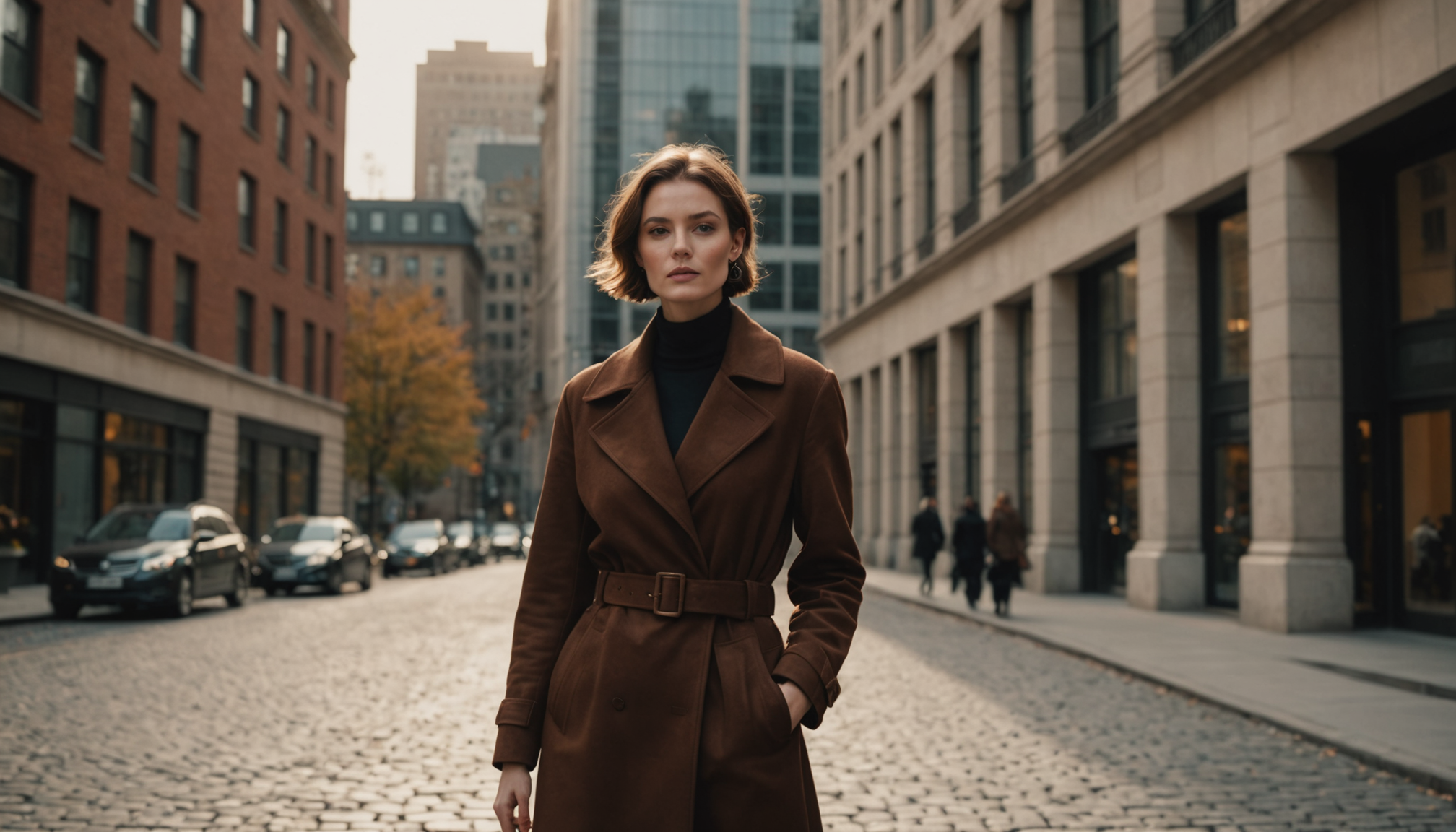 couleurs qui dominent la mode cette saison — les créateurs proposent le chocolat sur des pièces