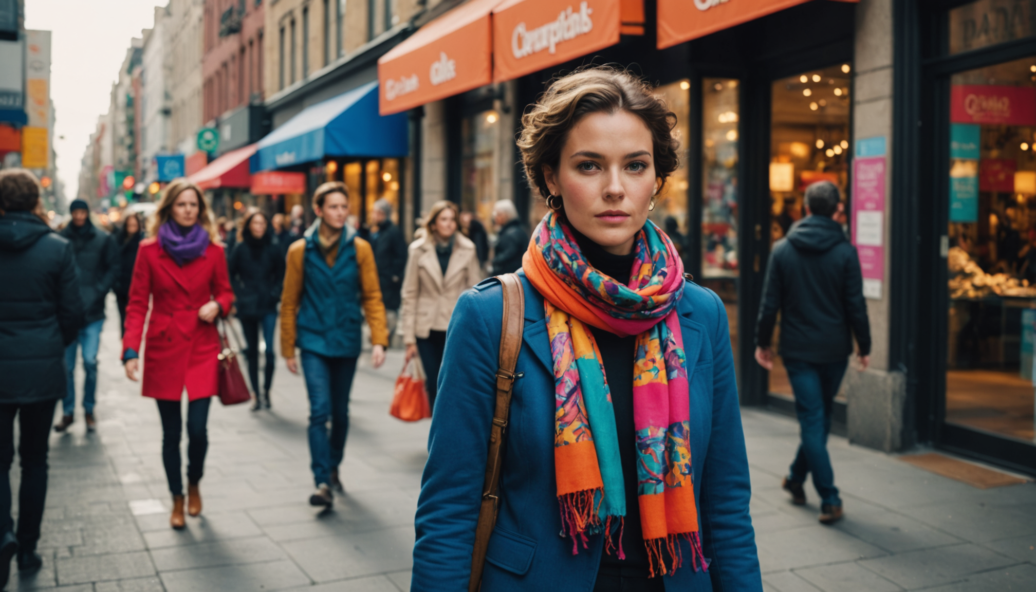 Illustration : pour les morphologies en a, privilégiez les couleurs — couleurs qui dominent la mode cette saison