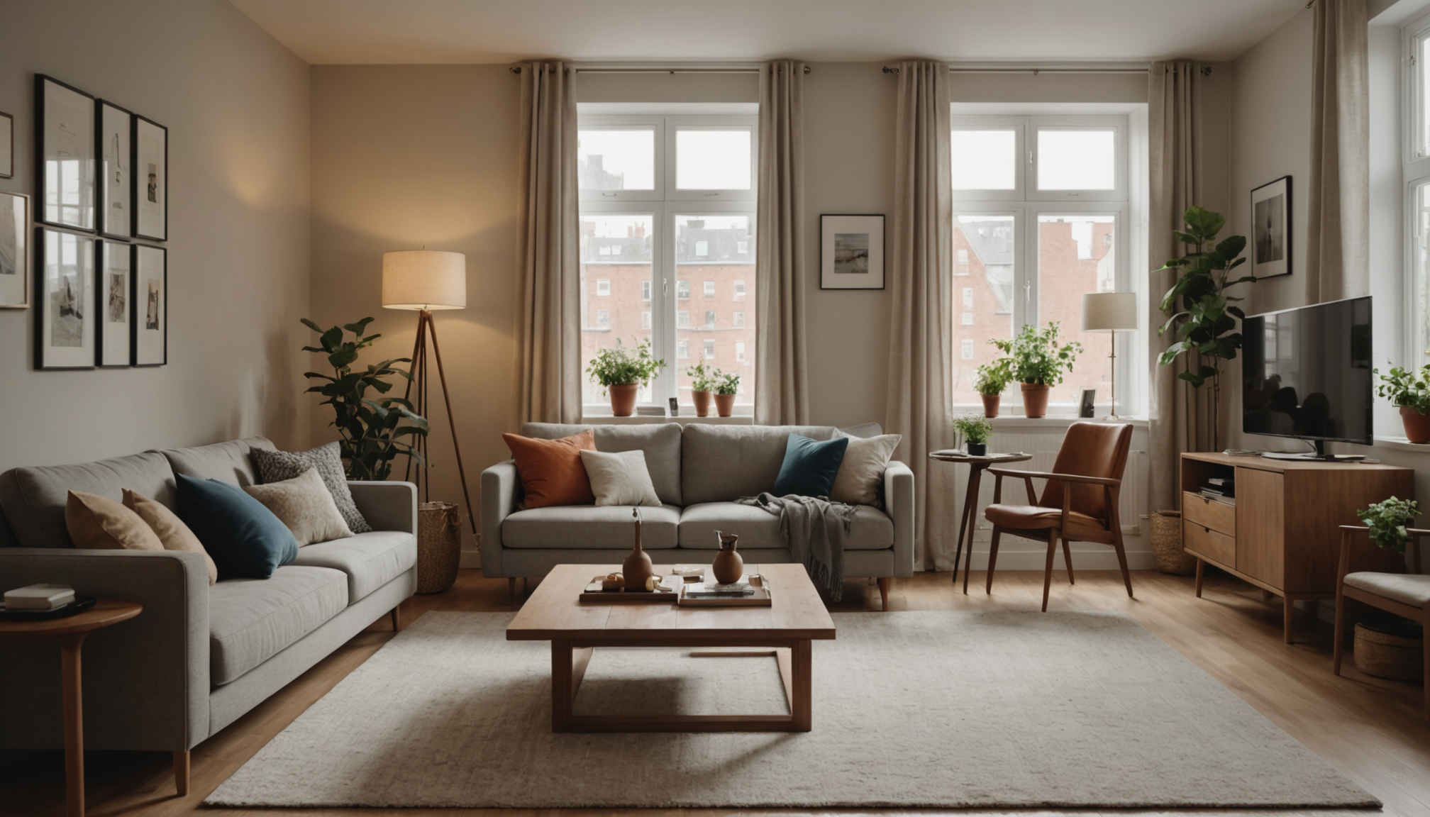 Illustration : même dans un petit appartement, vous pouvez délimiter — 10 astuces pour un habitat chaleureux et confortable