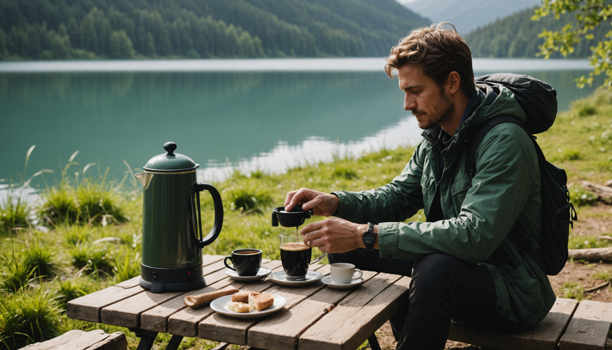 cafetière portable : la solution idéale pour les nomades et amateurs d’expresso — 15-20 bars temps de préparation 3-5 minutes 2-3