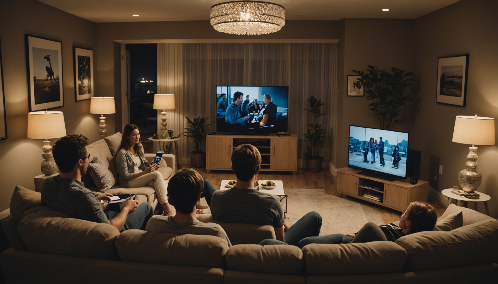 Illustration : les services premium ajoutent des fonctionnalités exclusives : — iptv adulte : avantages du streaming hd et accès multi-appareils