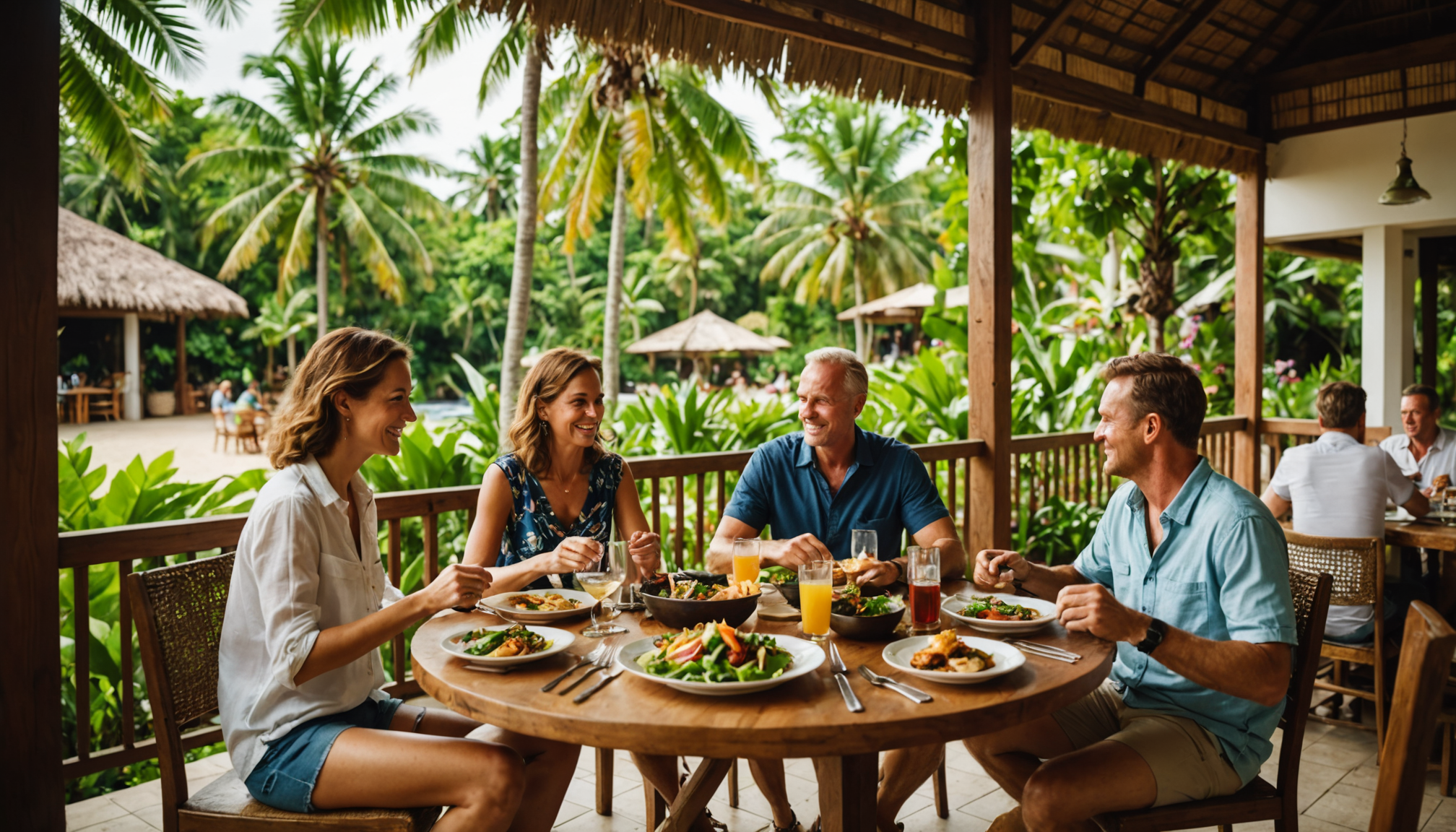 Illustration : l'offre de restauration locale propose également un excellent — séjour tropical à lamai : immersion au cœur du magic resort