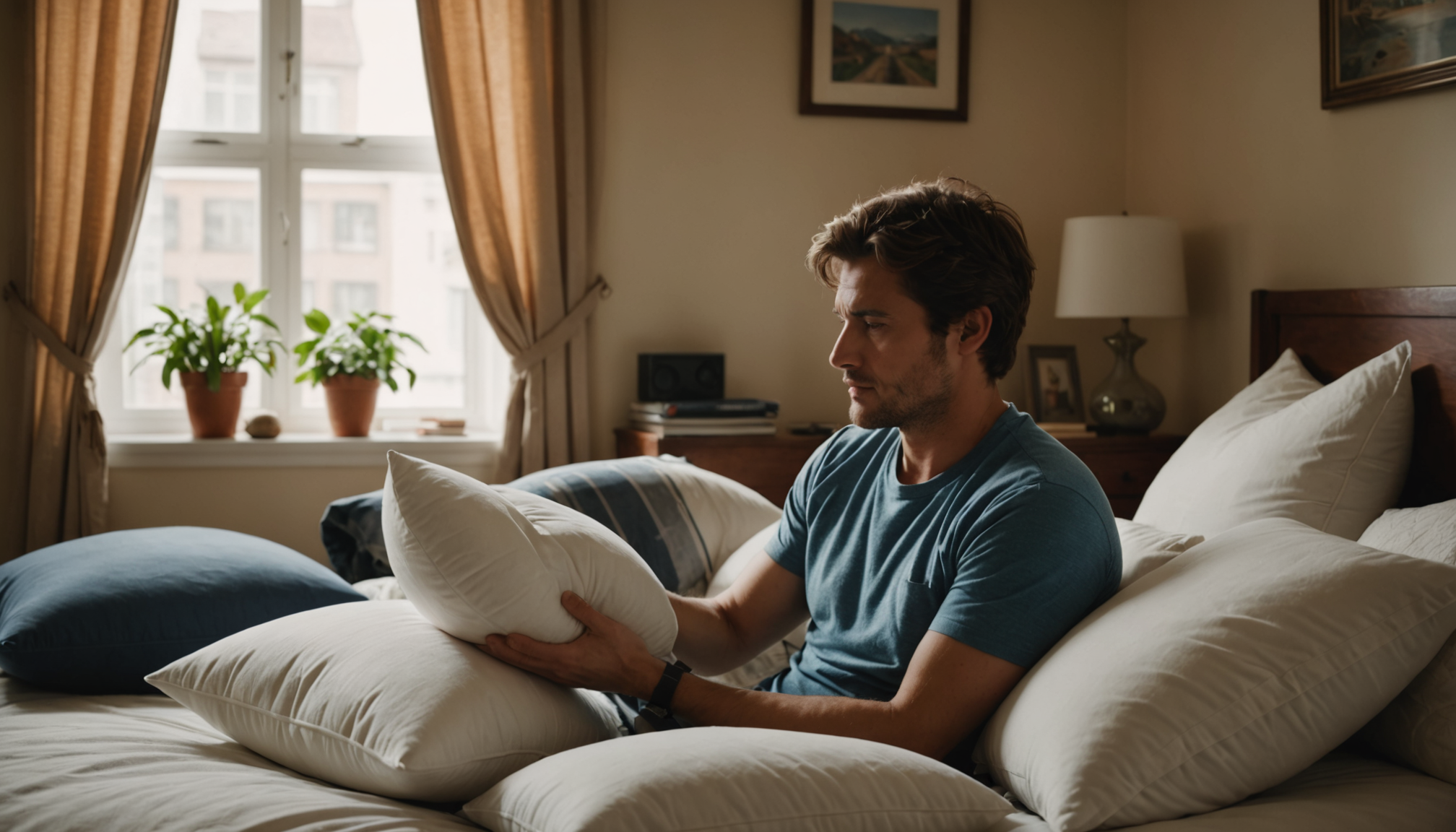 Illustration : transporter un coussin volumineux transforme rapidement l'accessoire en — 5 critères indispensables pour bien choisir son coussin de voyage