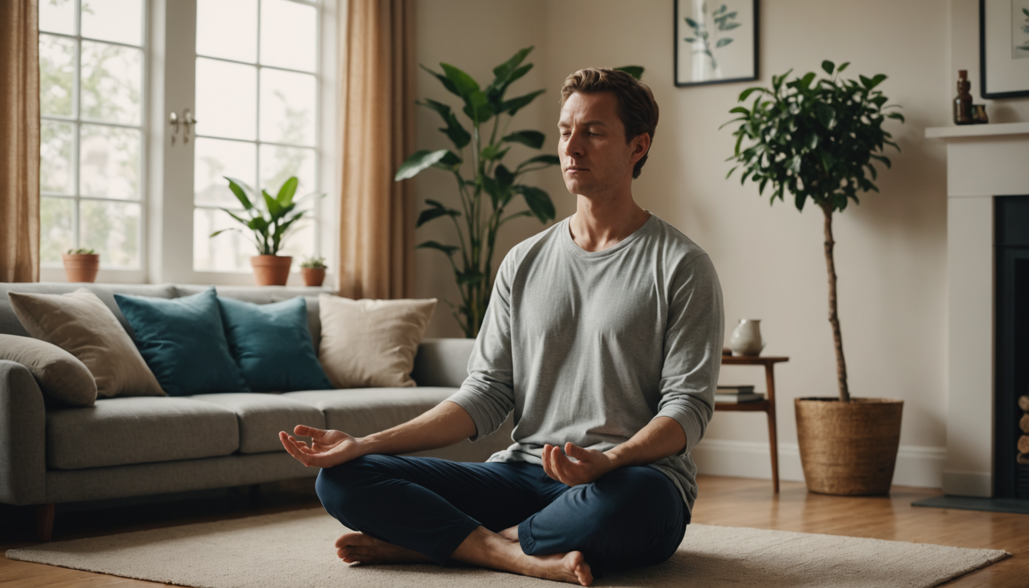 Illustration : la méditation ne demande pas des heures de — améliorez votre bien-être quotidien avec des gestes simples