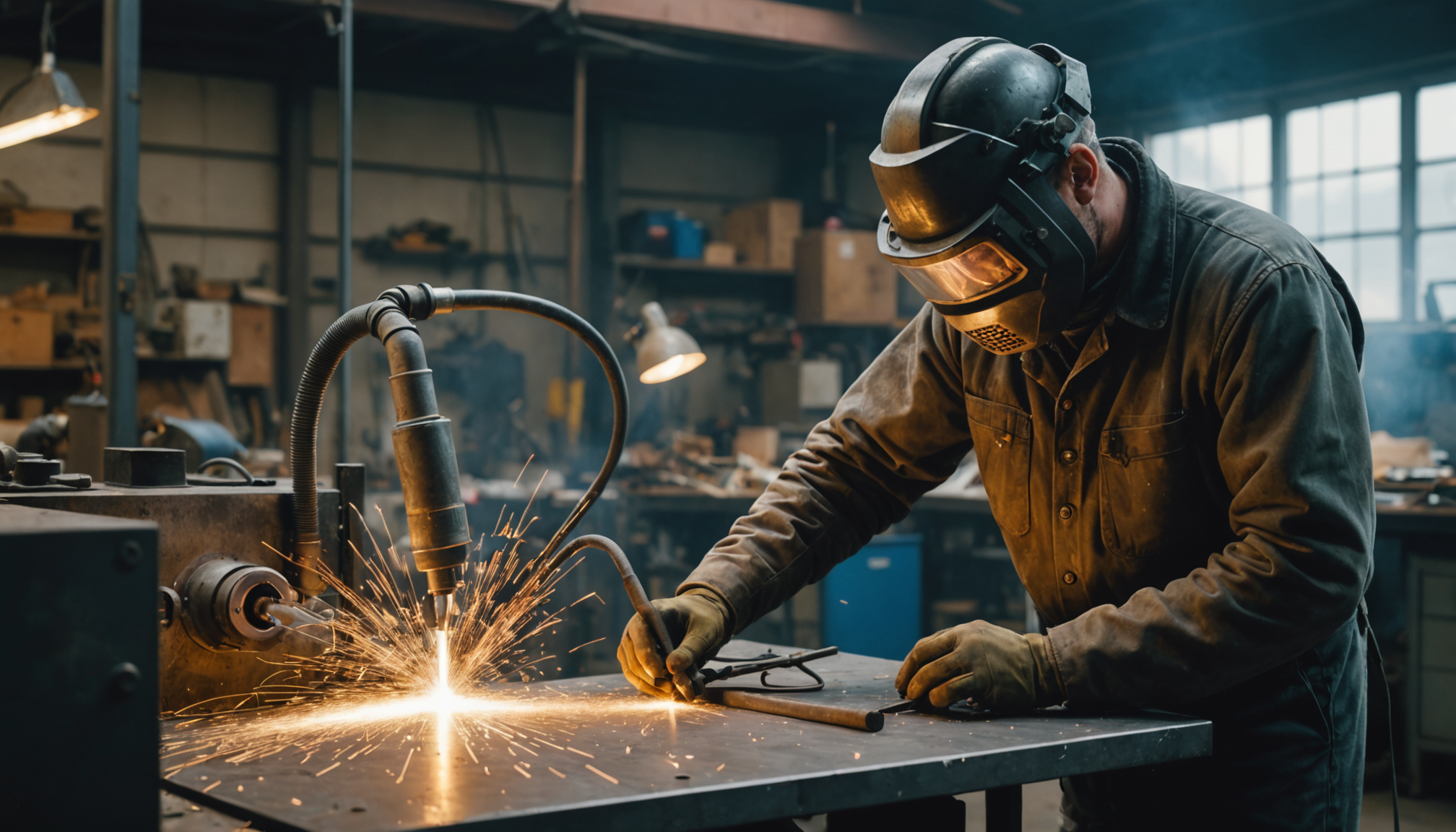 Illustration : positionnez la bouche d'aspiration entre 15 et 30 — aspiration fumée de soudure : guide complet pour atelier sûr et propr