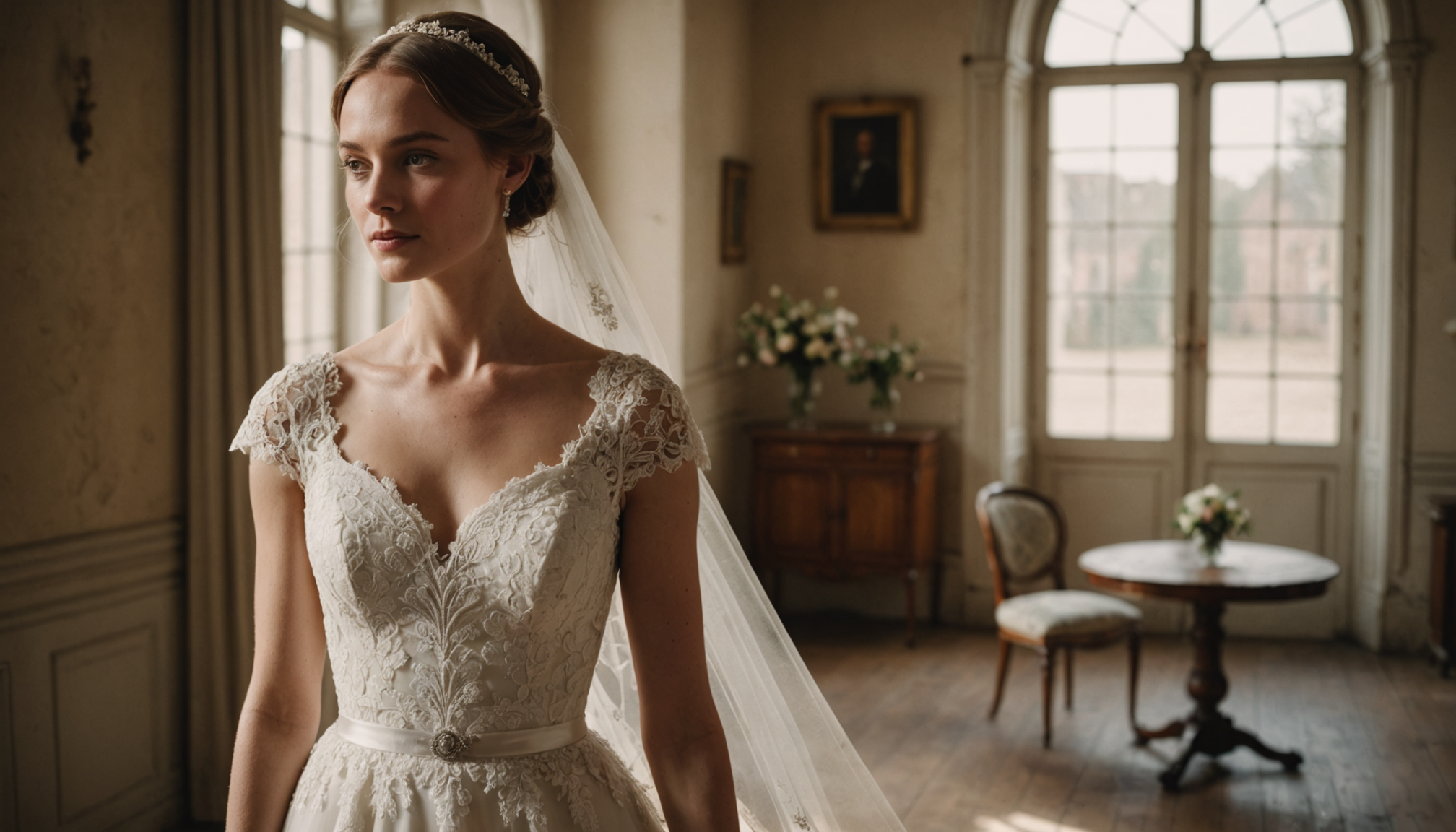 Illustration : les dentelles anciennes trouvent une seconde vie dans — découvrez les tendances robes de mariage 2026 dans l’essonne (91)