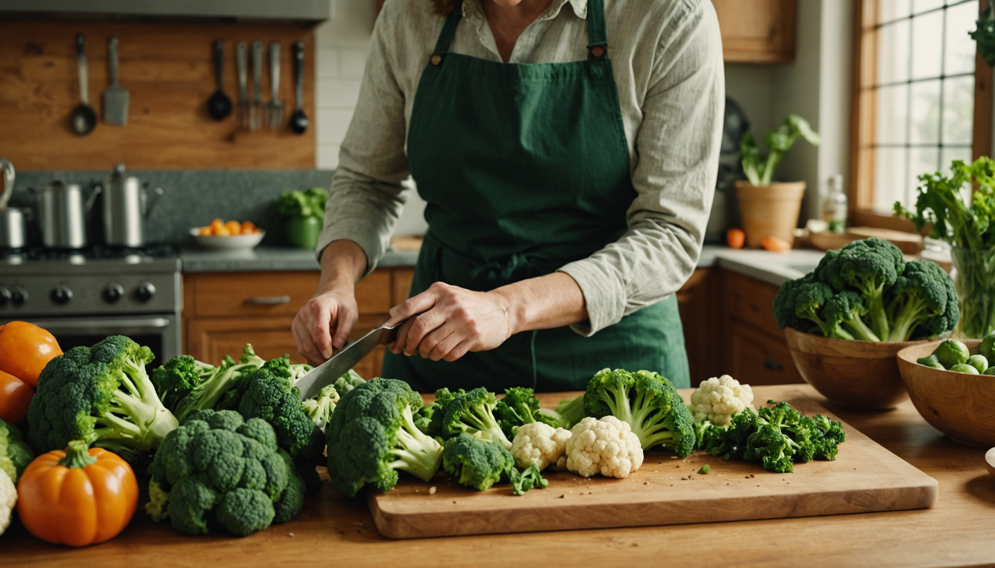 secrets méconnus de la santé moderne — les légumes crucifères (brocoli, chou-fleur, chou kale) contiennent