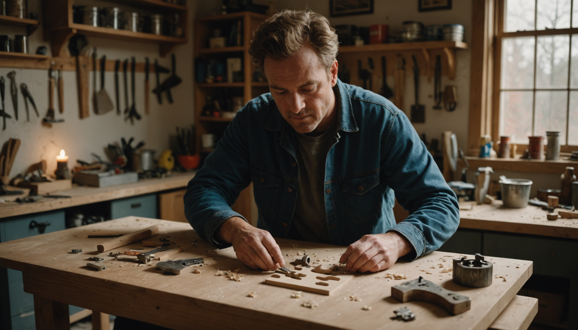 Illustration : pour la scie sauteuse, maintenez fermement l'outil des — créez des merveilles chez vous avec des projets de bricolage simples