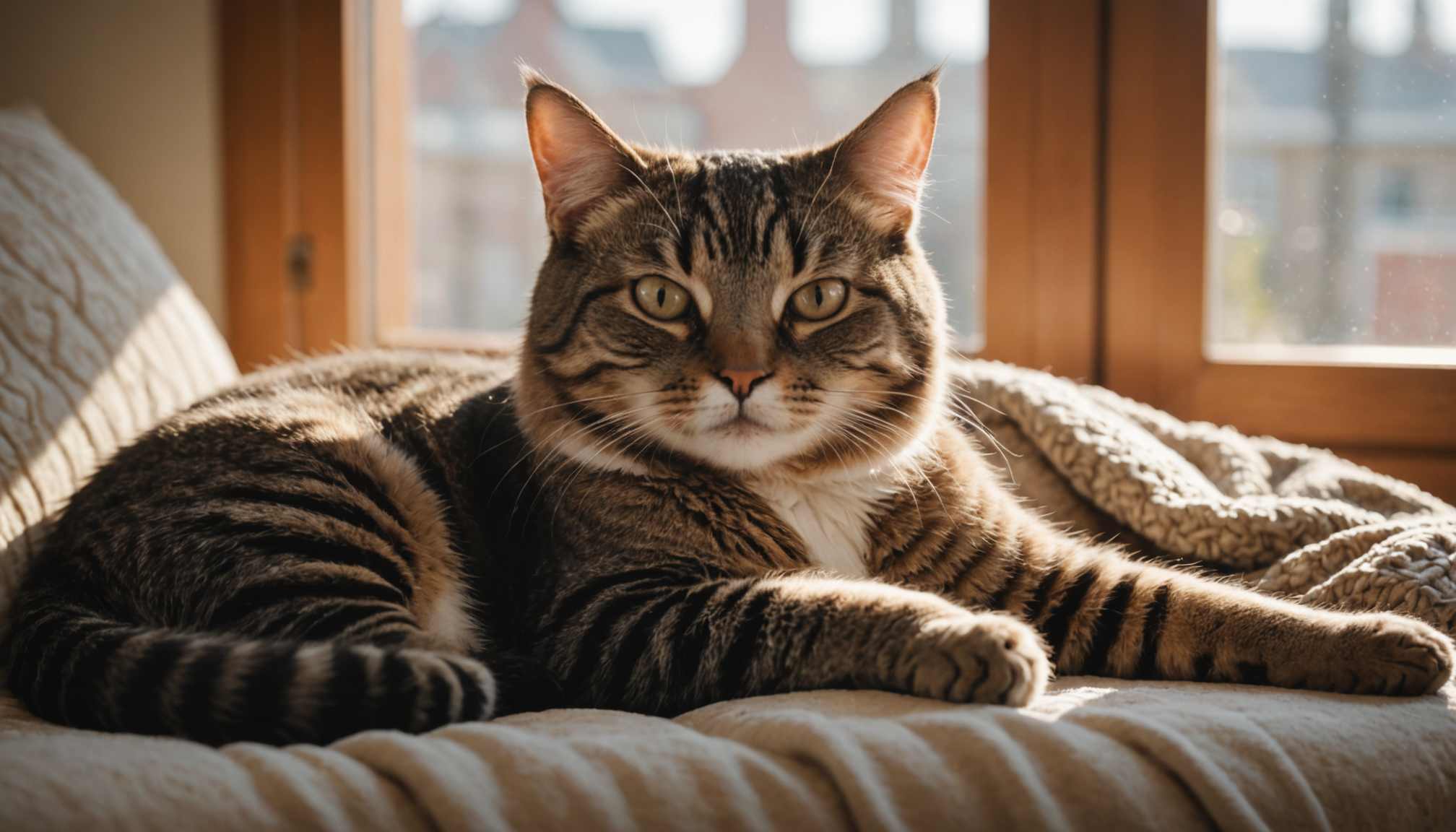 Illustration : les chats adoptent des cycles de sommeil polyphasiques — 7 astuces pour chouchouter votre chat au quotidien