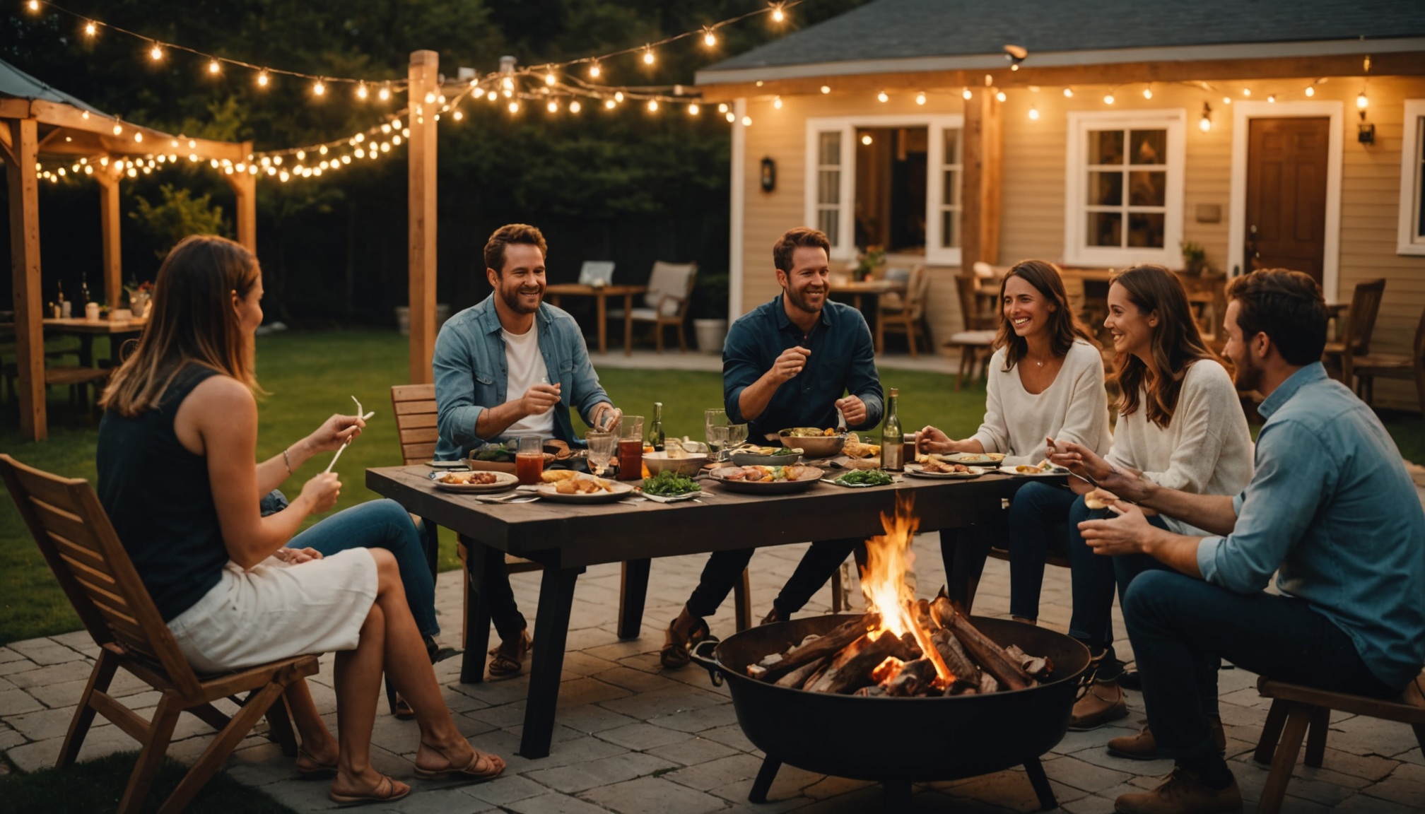 brasero plancha : le secret pour des soirées conviviales et gourmandes en extérieur — les tablettes latérales intégrées offrent des surfaces d'appoint
