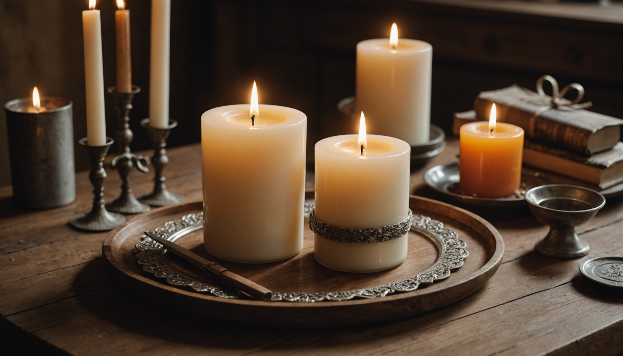 Illustration : compléter la bougie avec des accessoires assortis enrichit — bougies faites main à toulouse : idées cadeaux originales