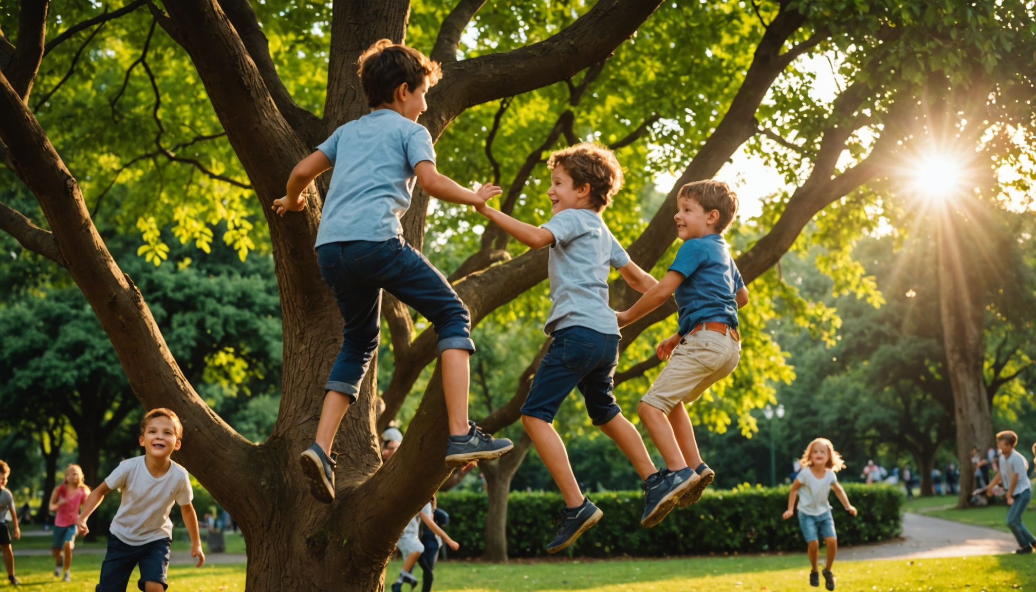 les jeux en plein air sont-ils essentiels pour les enfants ? — les jeux extérieurs encouragent également la prise de
