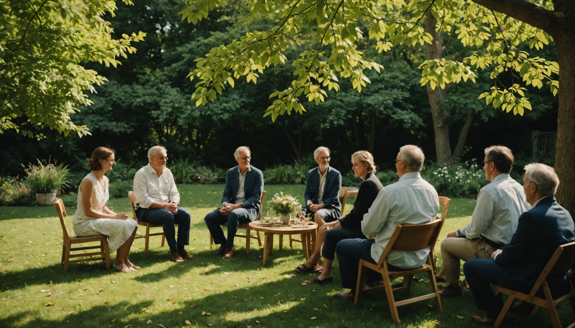 Illustration : l'échange des vœux peut se dérouler en cercle — mode et minimalisme : un mariage inattendu
