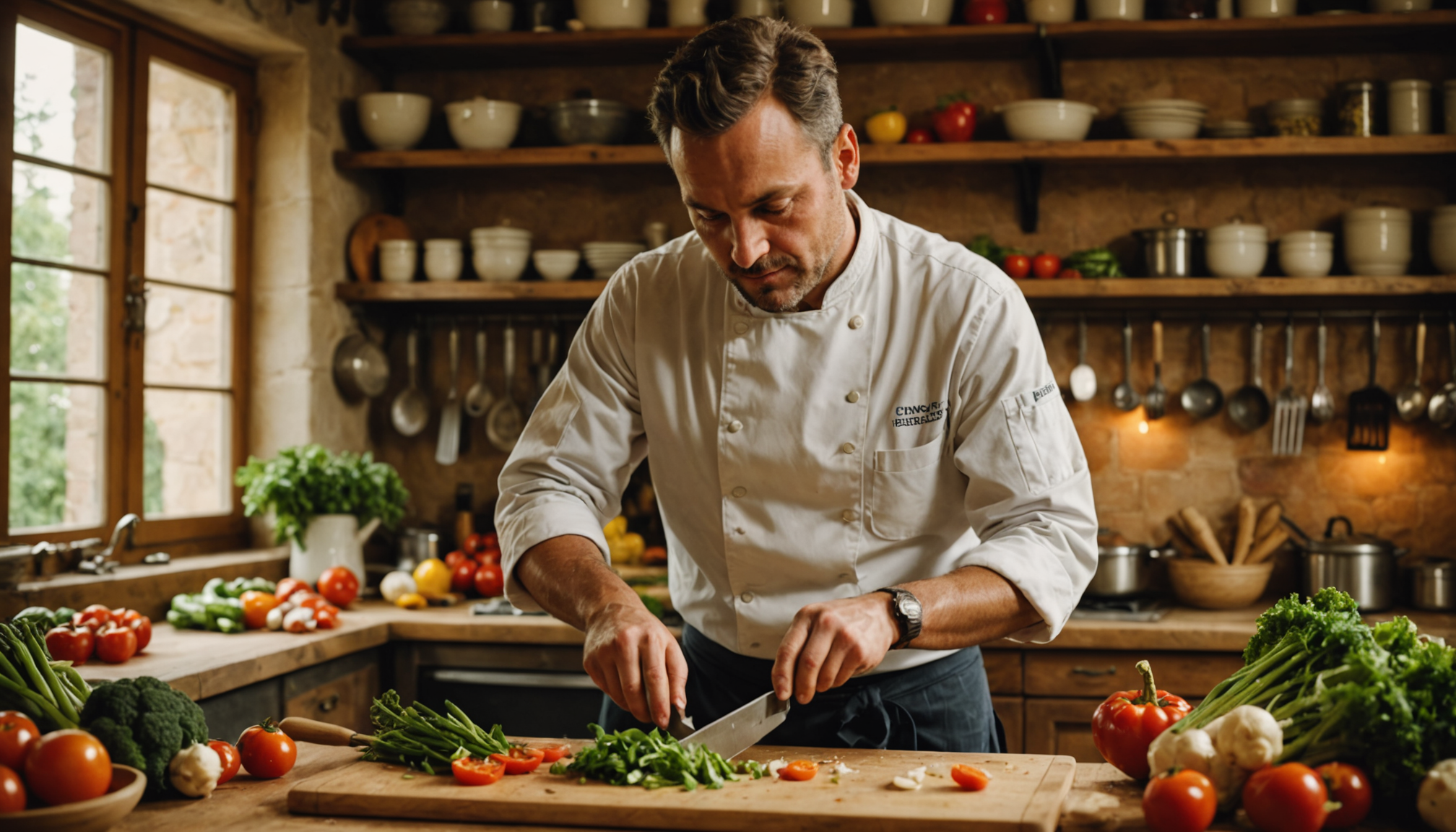 Illustration : tailler les légumes uniformément ne relève pas du — secrets méconnus de la cuisine française authentique