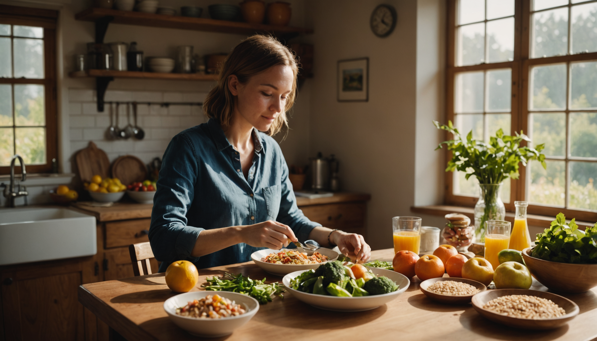 adopter une alimentation équilibrée pour une vie plus saine — la santé commence dans l'assiette. chaque bouchée représente