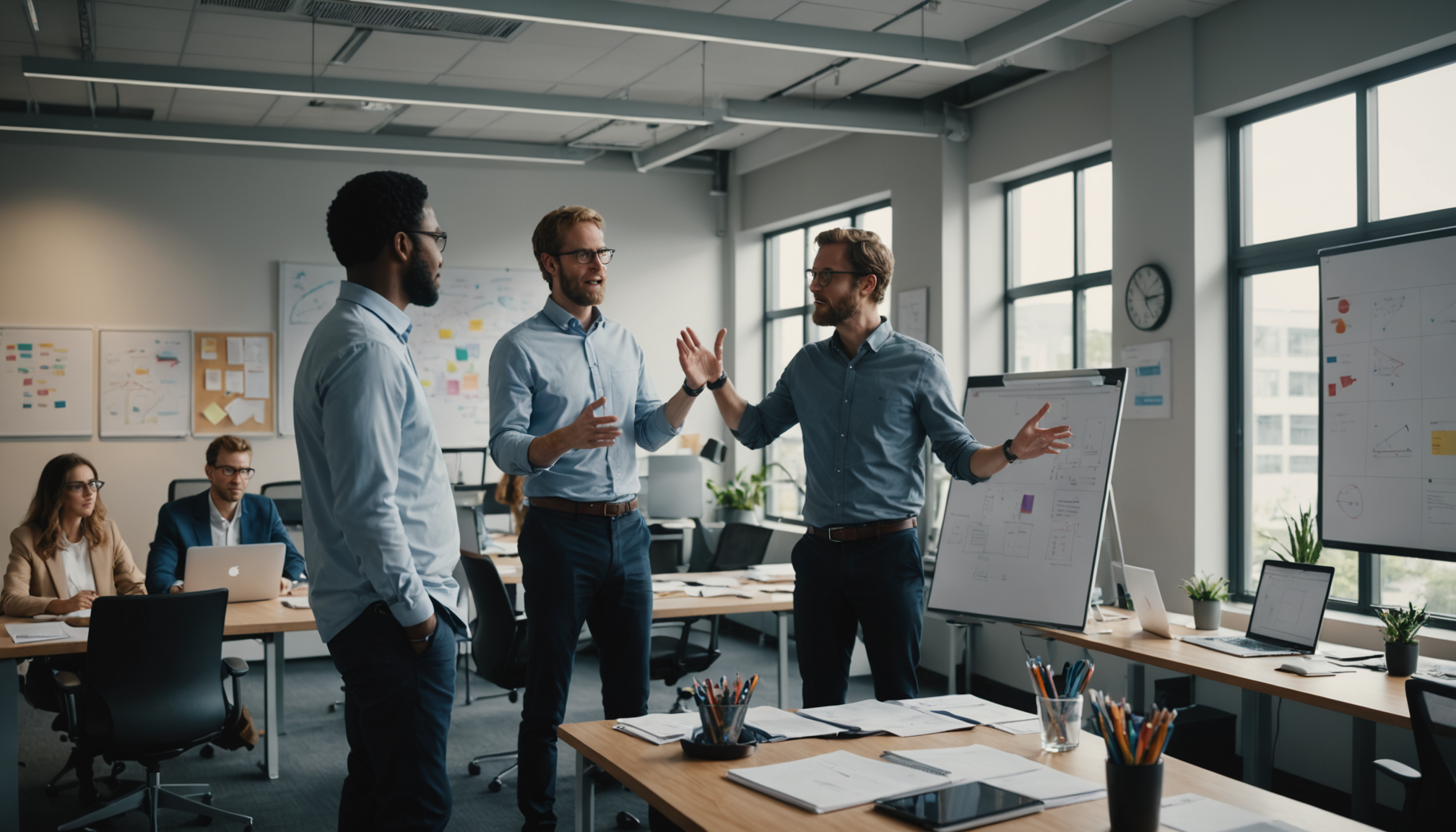 Illustration : ectifs stratégiques développez des partenariats avec des organisations — réinventez votre stratégie pour un succès durable en affaires