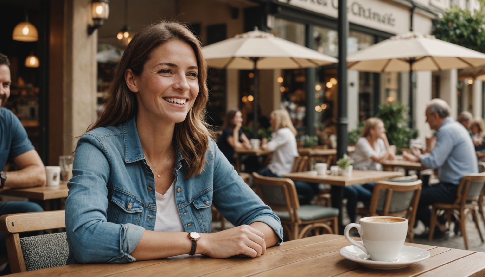 Illustration : ne hors de vue sourire naturel bien-être, ouverture — 7 astuces pour réussir votre prochaine rencontre