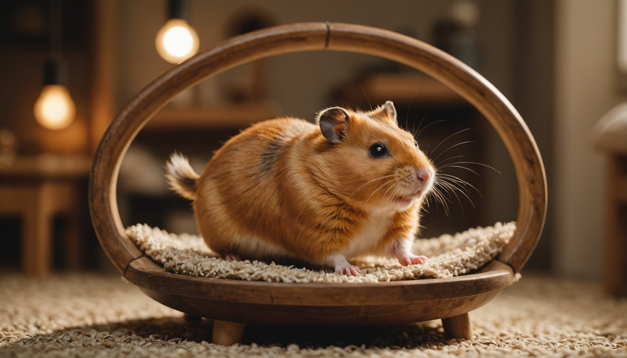 roue pour rongeur sans bruit : améliorez le bien-être de votre animal — un hamster syrien nécessite une roue d'au moins