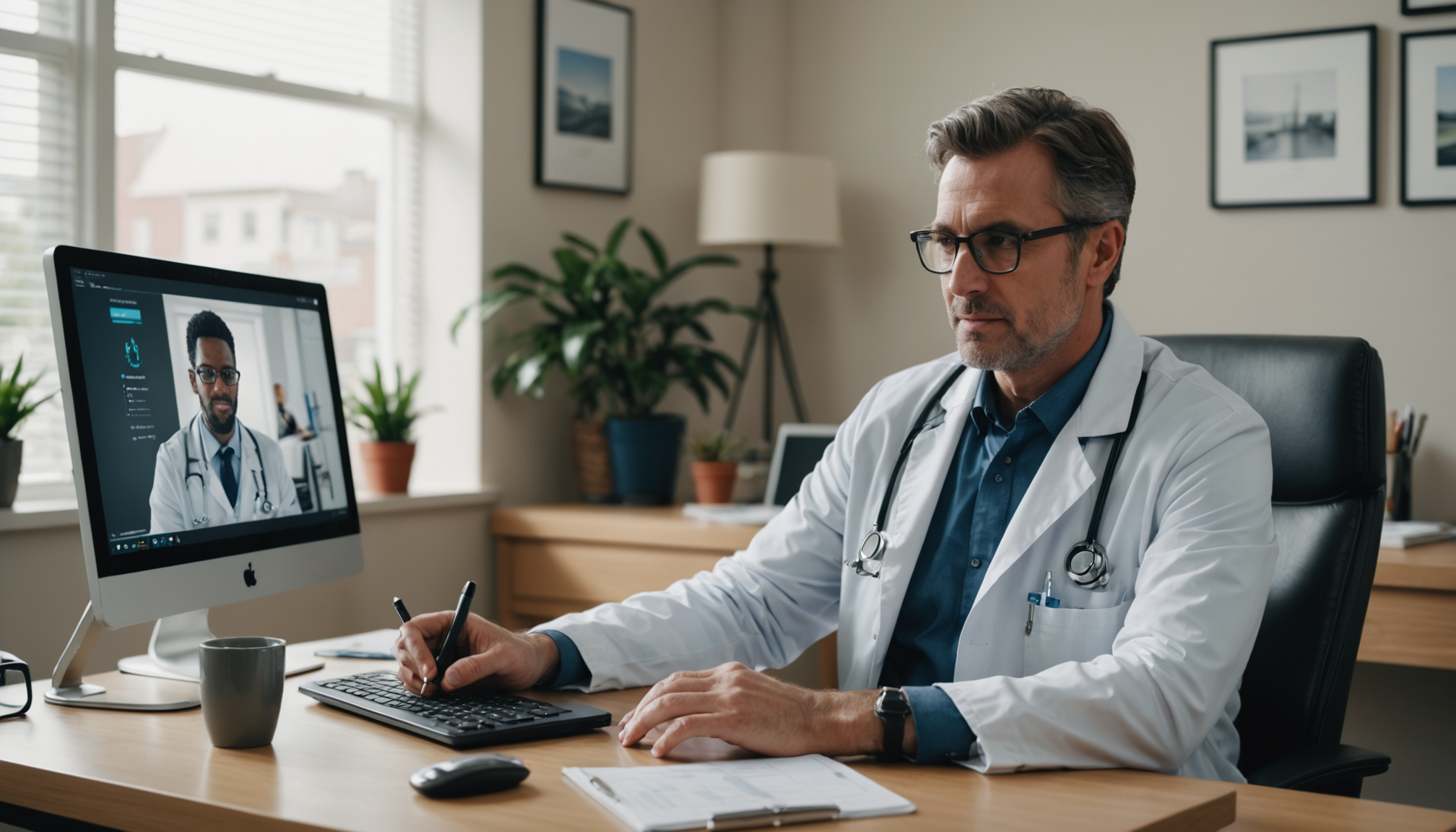 Illustration : ée par des protocoles validés, libère du temps — la télémédecine transforme-t-elle nos soins ?