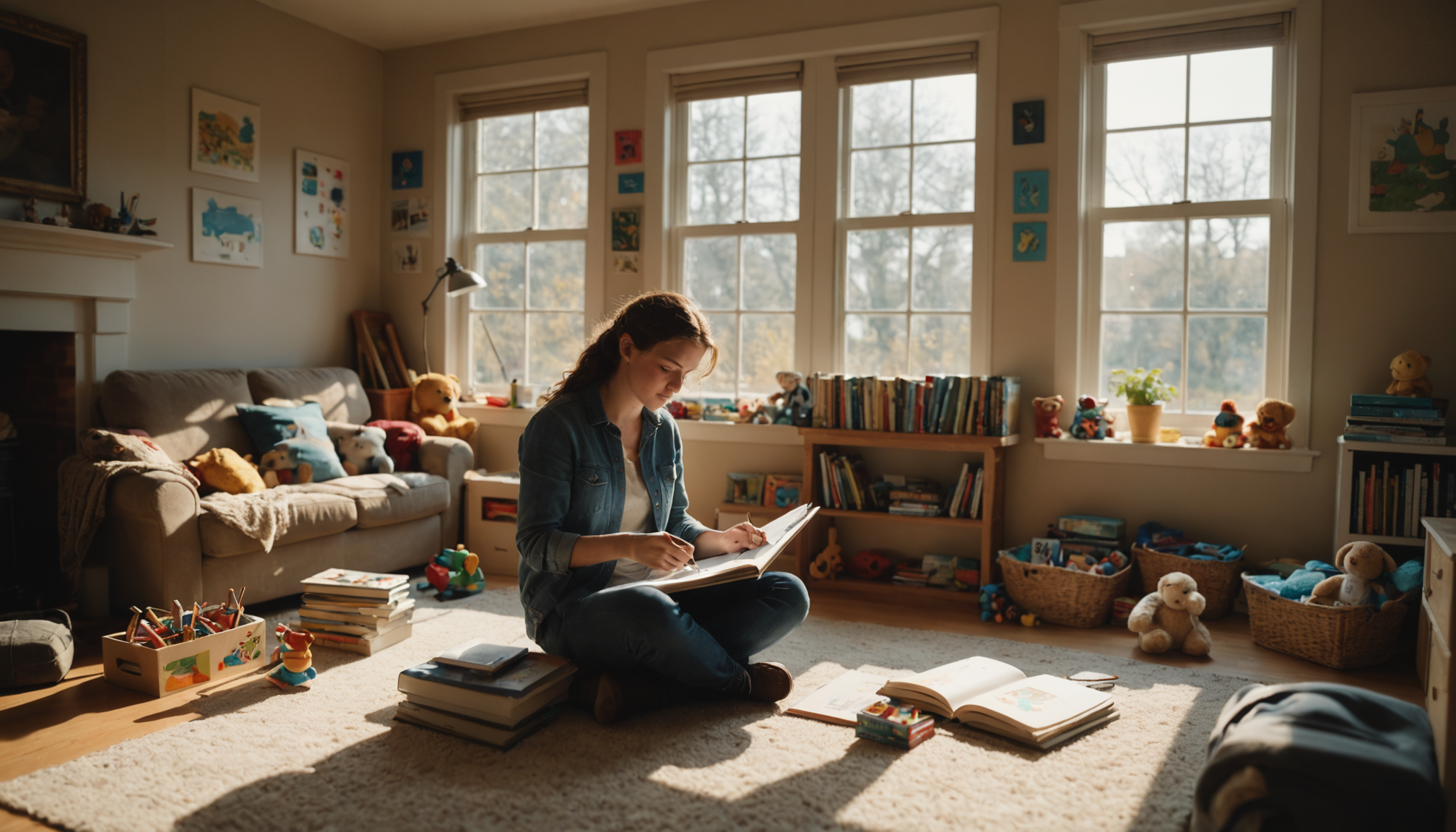 Illustration : vous vous retrouvez à négliger des aspects de — ce que personne ne dit sur les défis de la parentalité moderne