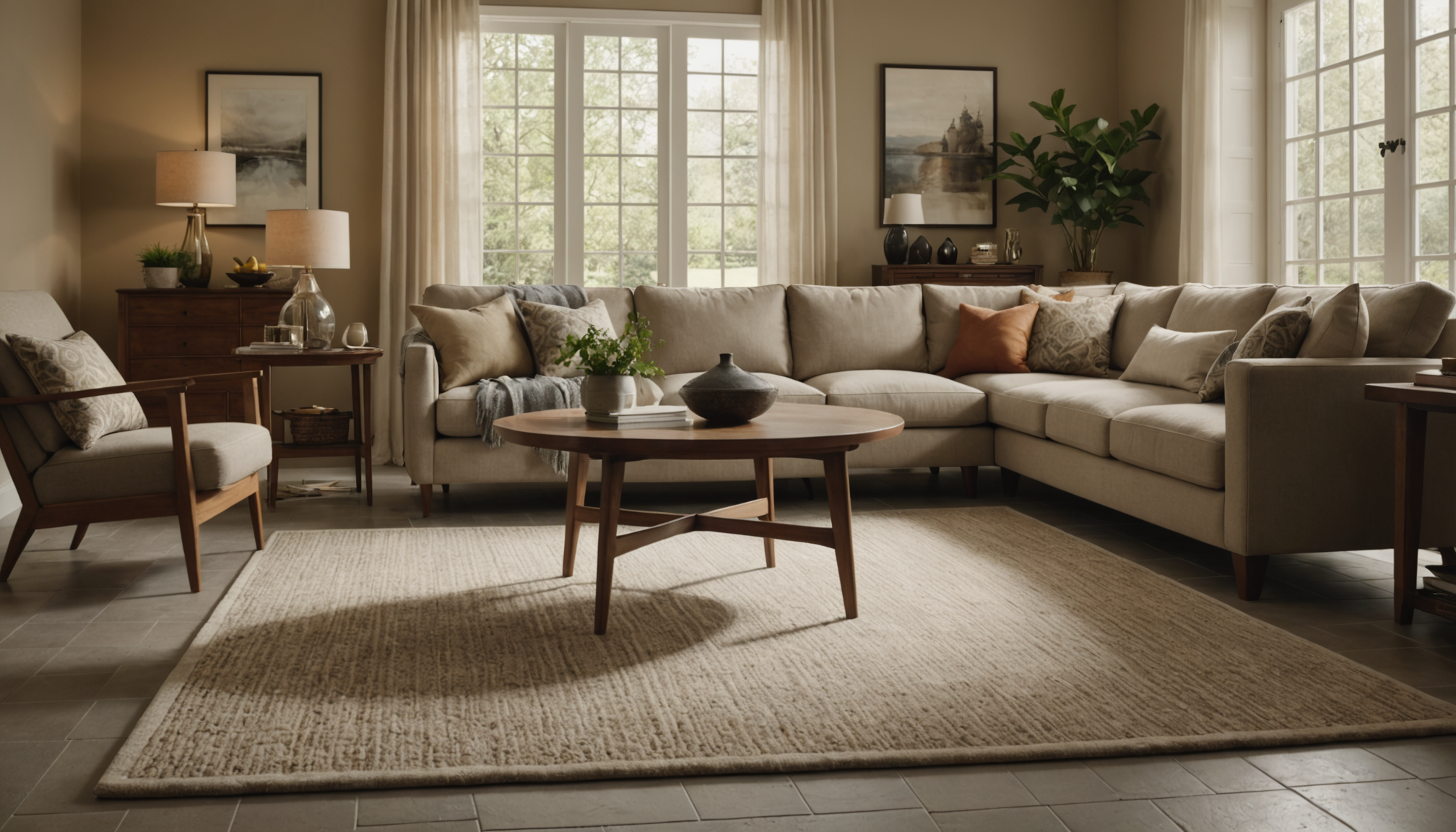 erreurs déco qui rendent votre intérieur froid et impersonnel — un sol entièrement carrelé peut être adouci par