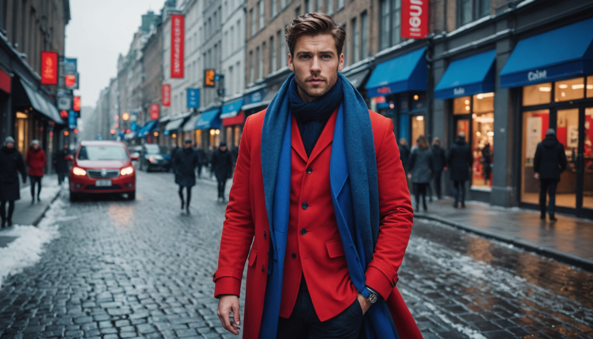 Illustration : les couleurs saturées (rouge cardinal, bleu klein) qui — 5 astuces pour sublimer votre style en toute saison