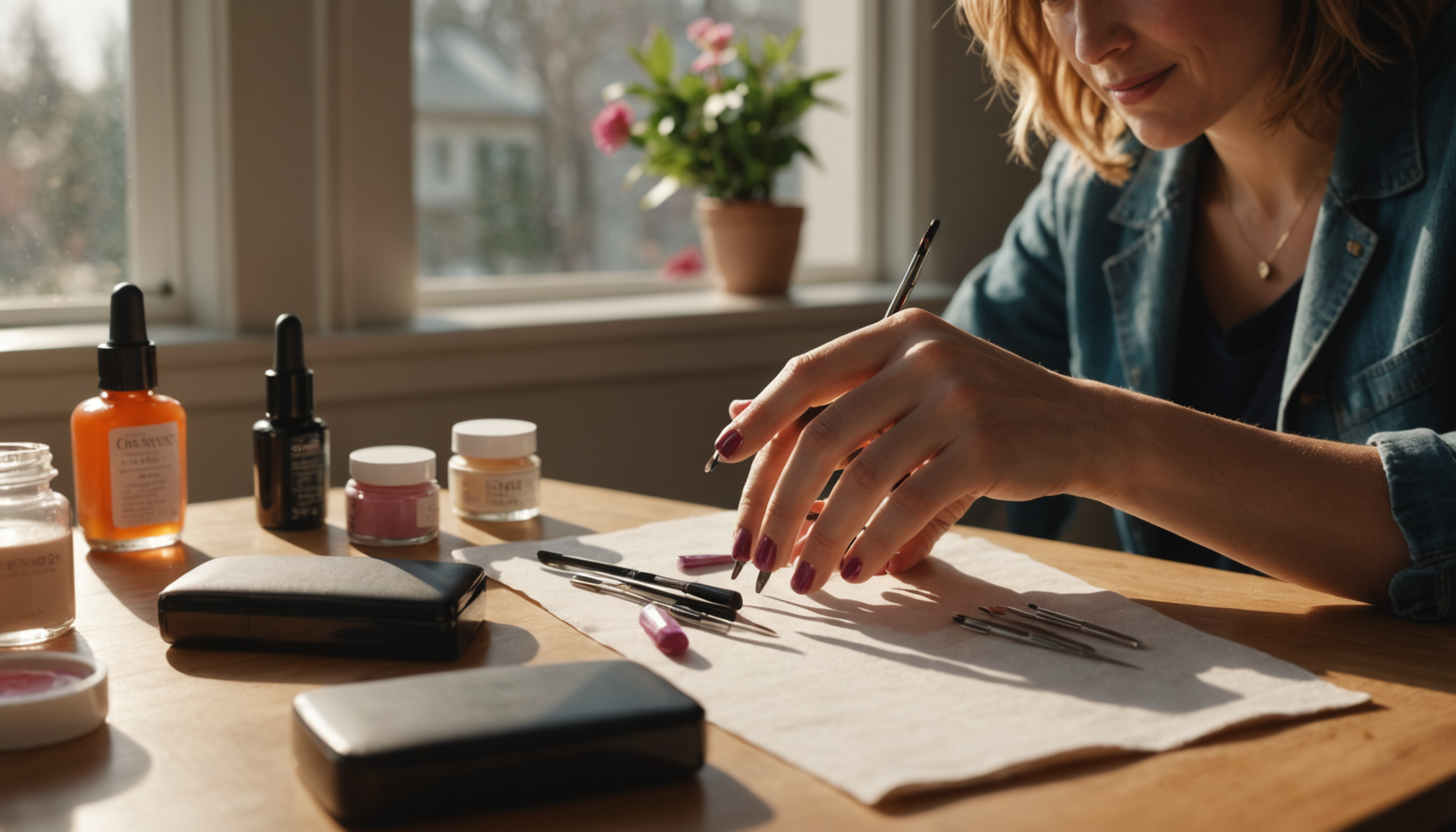 manucure longue tenue : techniques pour éviter les éclats — un top coat supplémentaire appliqué tous les deux