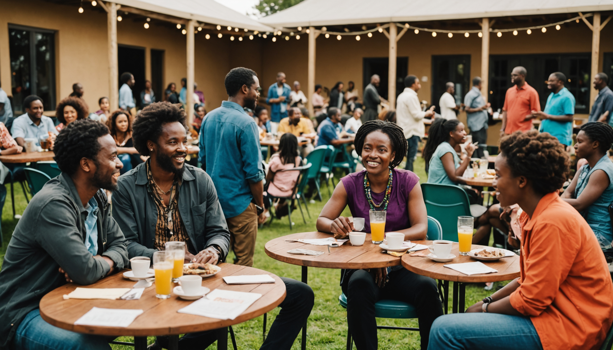 Illustration : espaces de rencontre entre professionnels, favorisant collaborations et — cinéma africain : films qui marquent une génération