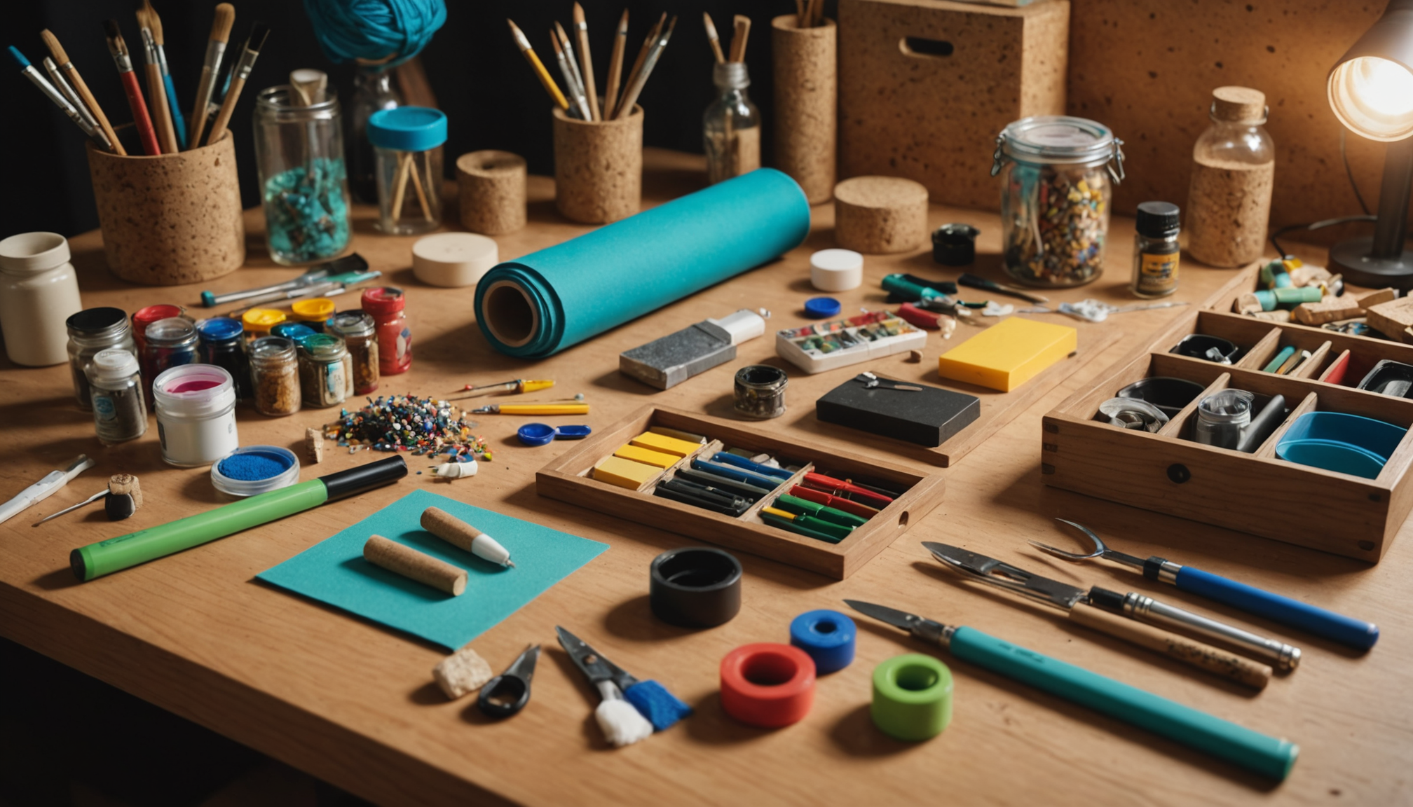 Illustration : la colle mérite également sa place. une colle — kit bricolage complet : que doit-il contenir ?