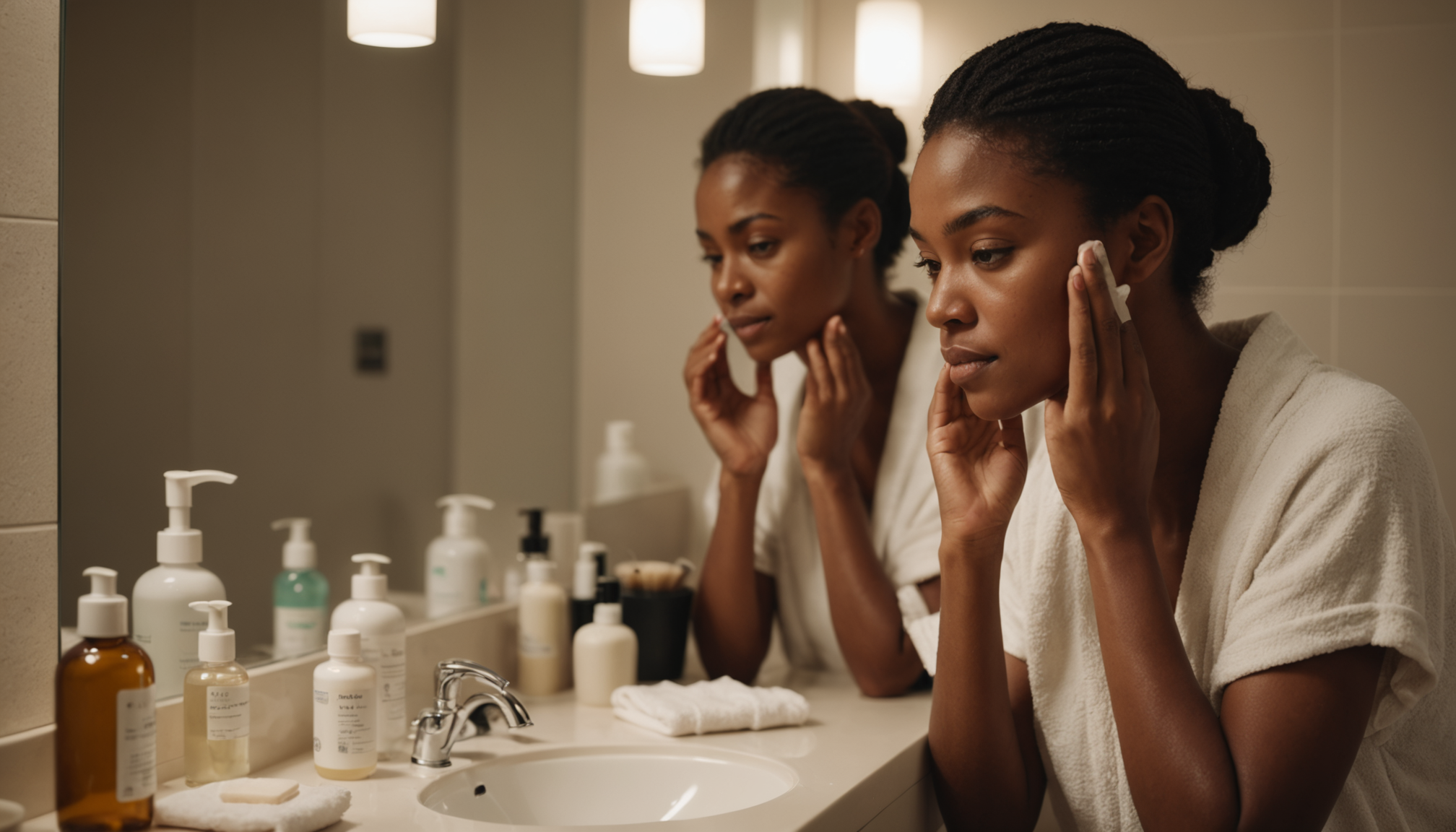 Illustration : les nettoyages trop fréquents ou agressifs déstabilisent le — solutions naturelles contre l’acné et les imperfections cutanées