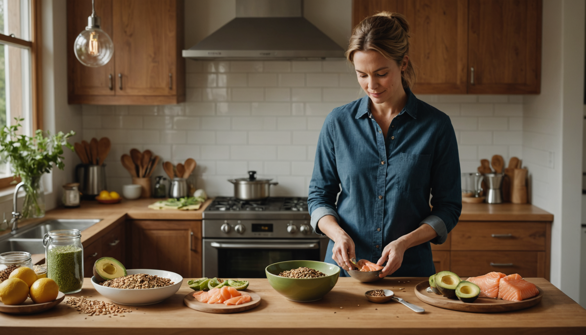 avoir des cheveux forts et brillants naturellement ? — saumon, lin, noix 1-2 g vitamine e protection