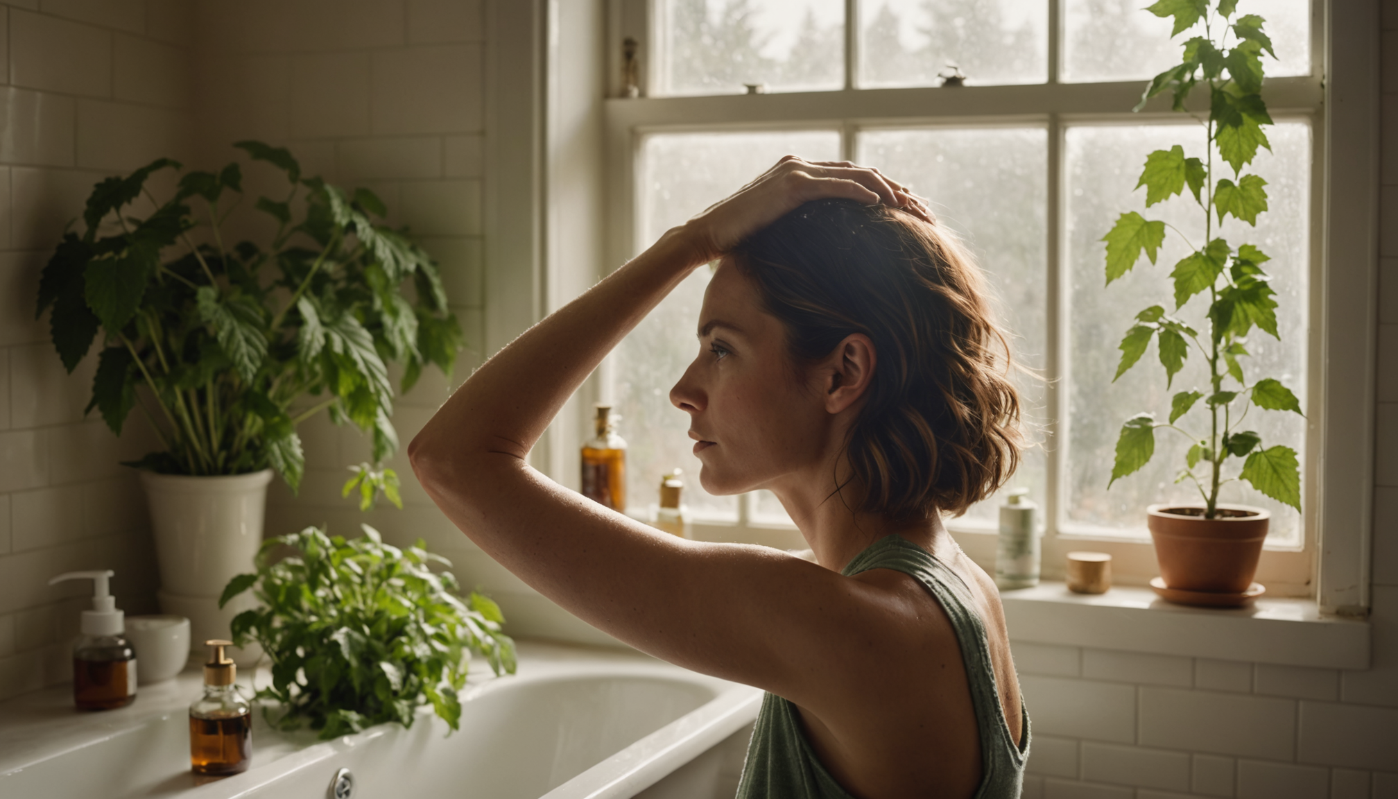 Illustration : l'ortie piquante, riche en silice et en minéraux, — avoir des cheveux forts et brillants naturellement ?