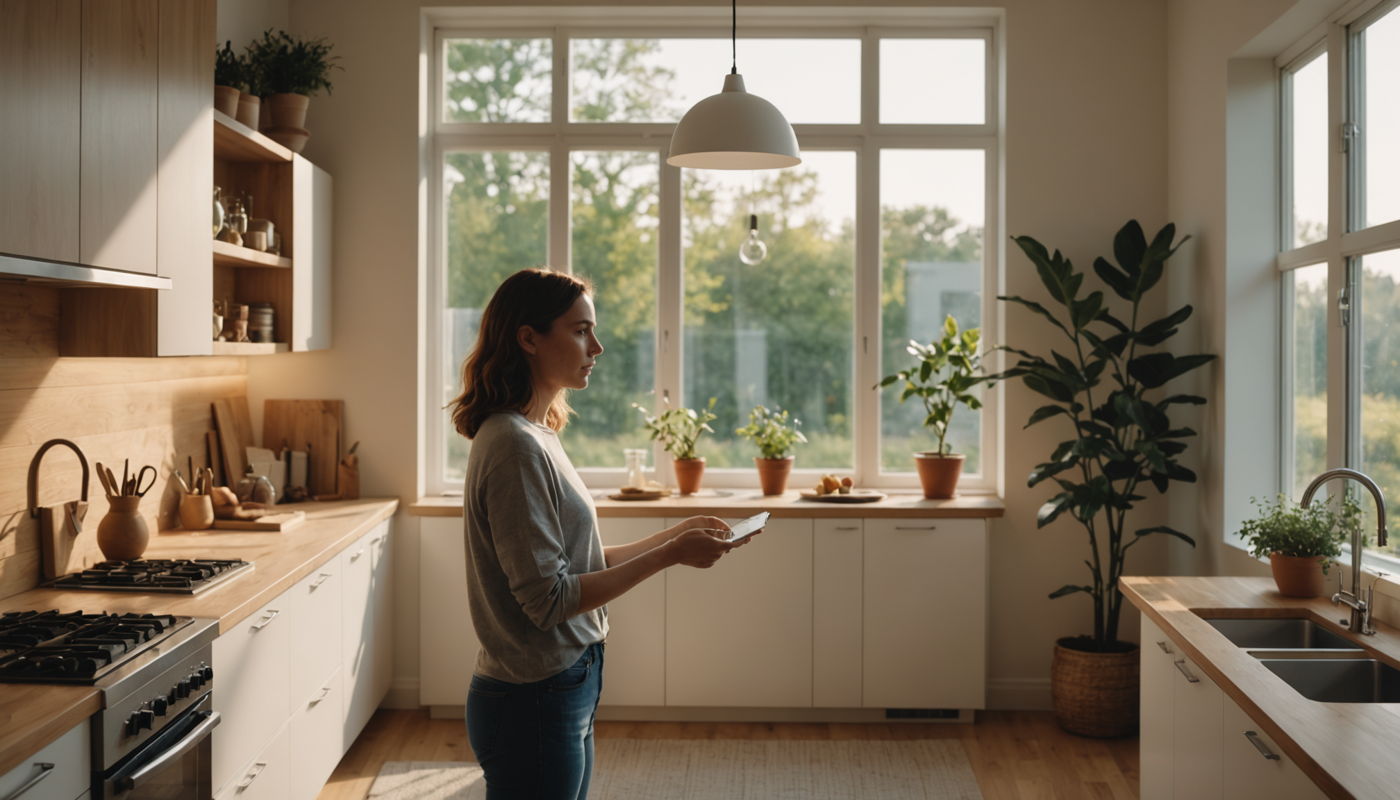 solutions intelligentes pour une maison écologique — l'intégration avec les assistants vocaux permet de commander
