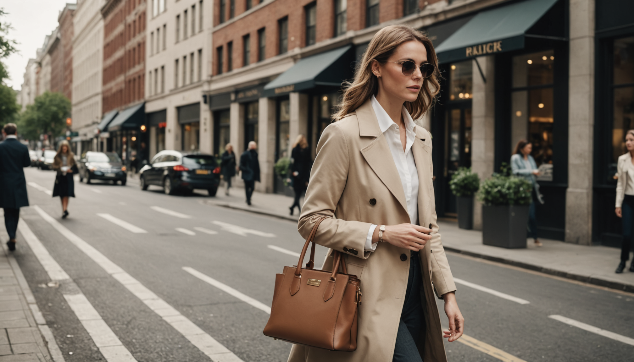 accessoires de mode qui subliment chaque tenue — un sac dans une teinte neutre (noir, beige,