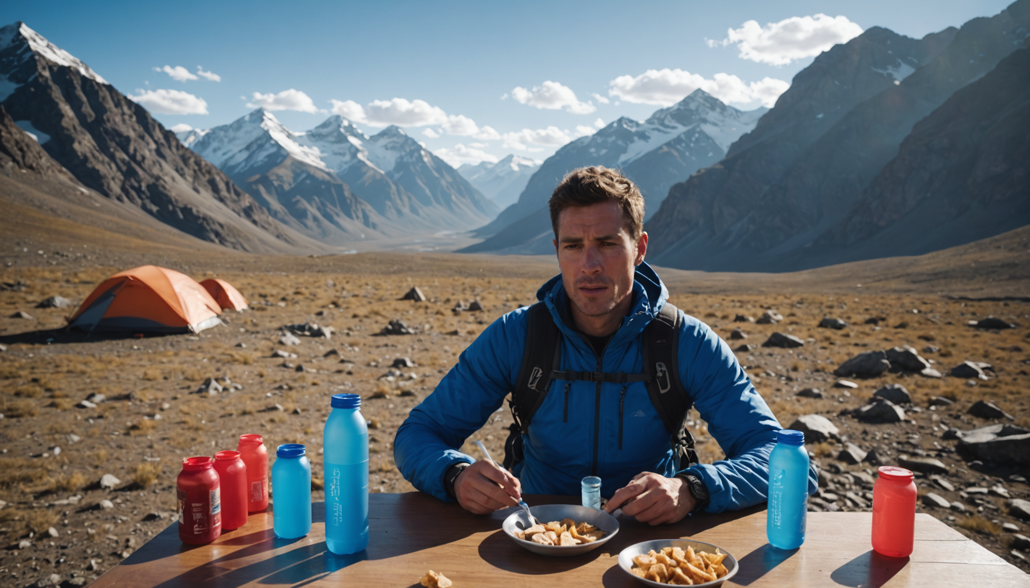 Illustration : en altitude, l'air sec accélère les pertes hydriques — l'astuce nutritionnelle du centre nobelium pour doubler votre endurance avant votre prochain défi