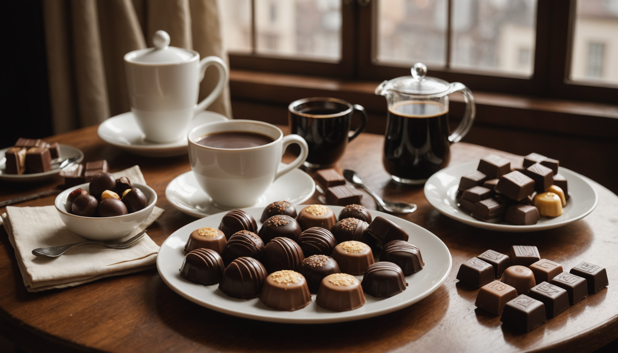 Illustration : pour les palais recherchant la douceur, les chocolats — offrez du raffinement : le chocolat maison caffet à découvrir